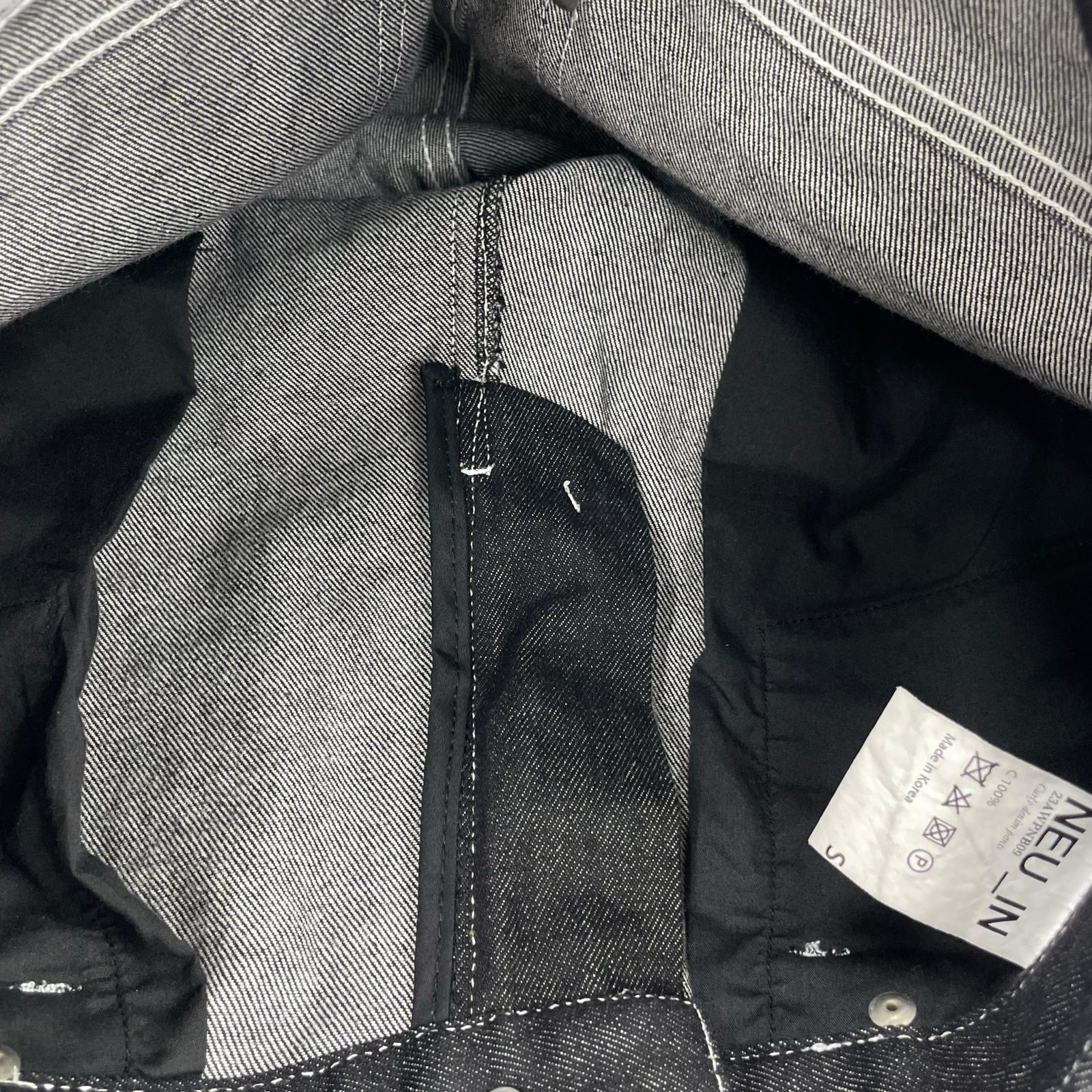 デニムパンツ 23AWPNB09 S ブラック