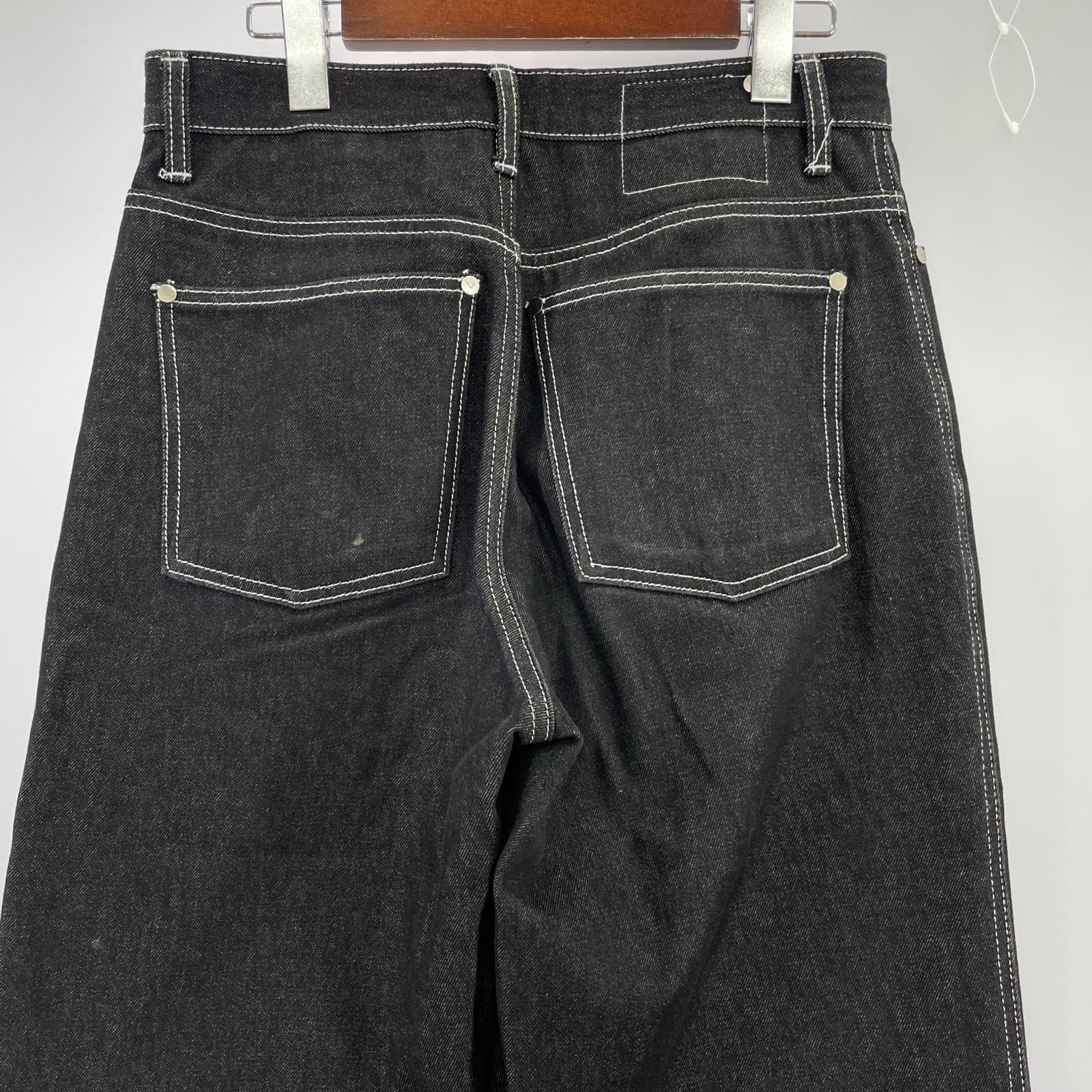 デニムパンツ 23AWPNB09 S ブラック