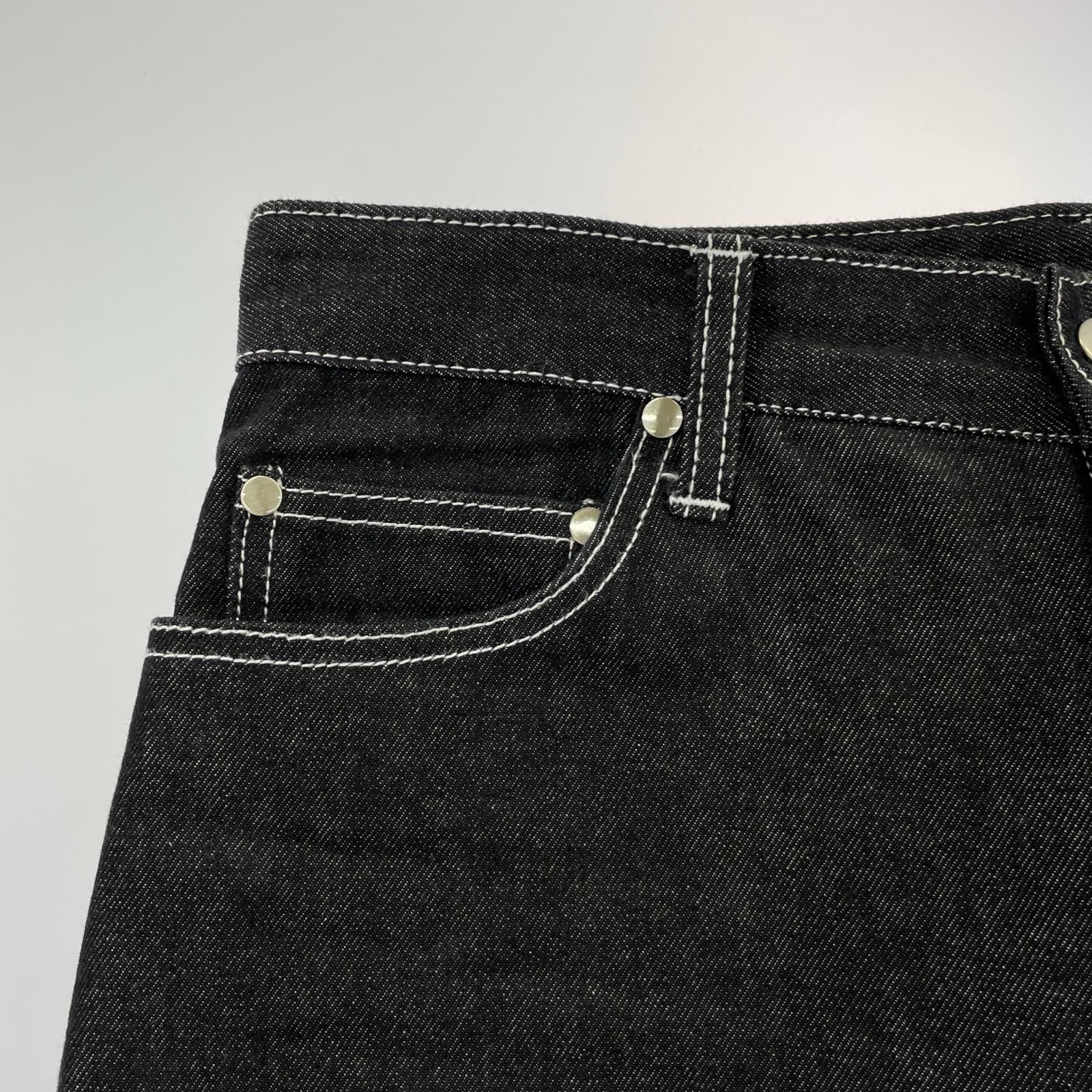 デニムパンツ 23AWPNB09 S ブラック