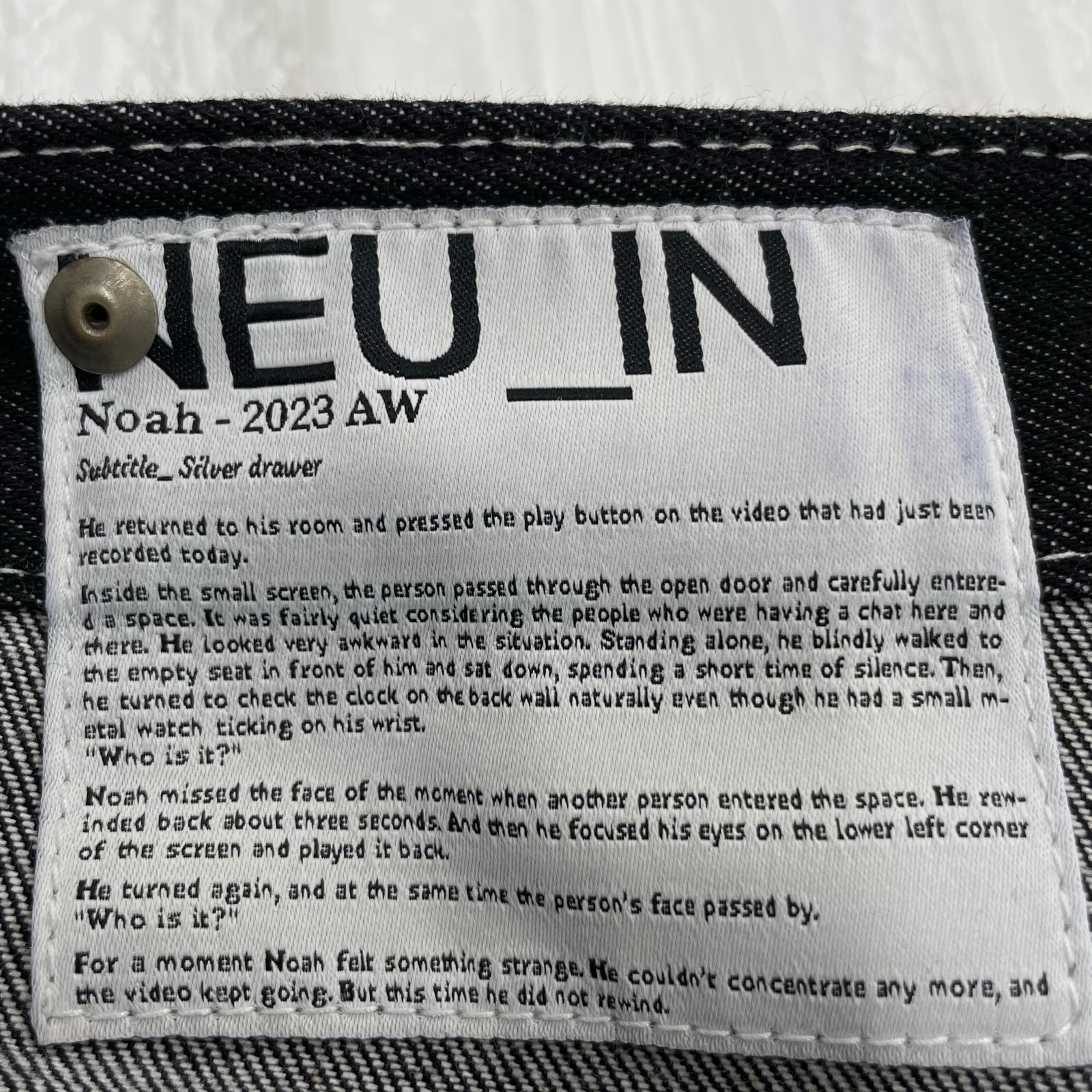 デニムパンツ 23AWPNB09 S ブラック