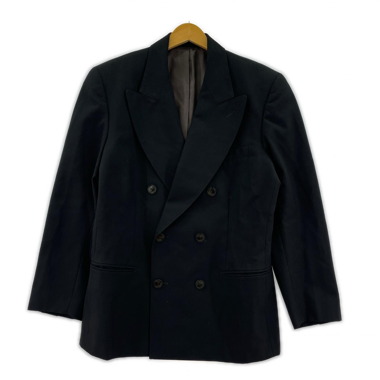 テーラードジャケット JEAN-PAUL GAULTIER ARCHIVE ダブルブレストテーラードジャケット 黒 (48) 48 ブラック
