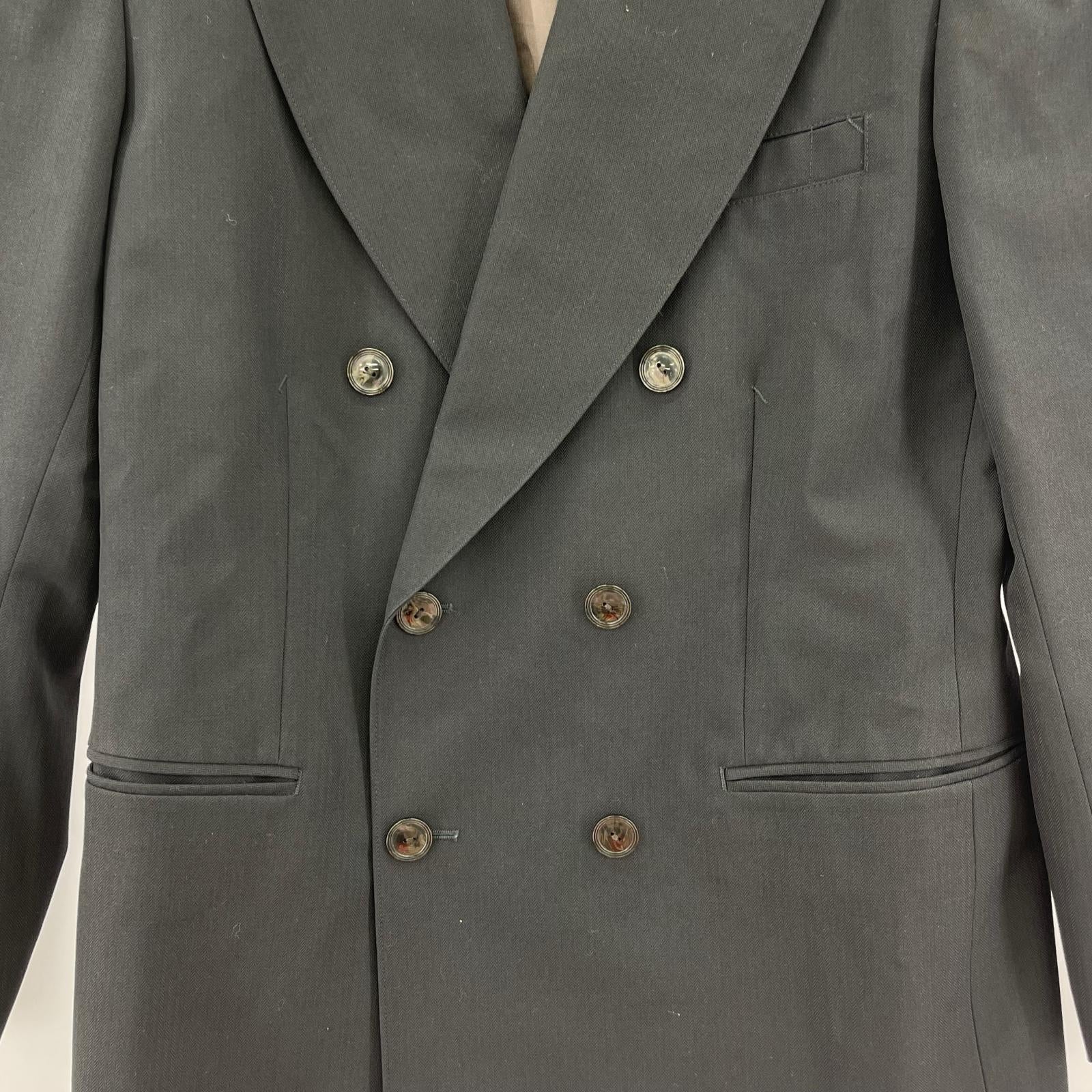 テーラードジャケット JEAN-PAUL GAULTIER ARCHIVE ダブルブレストテーラードジャケット 黒 (48) 48 ブラック