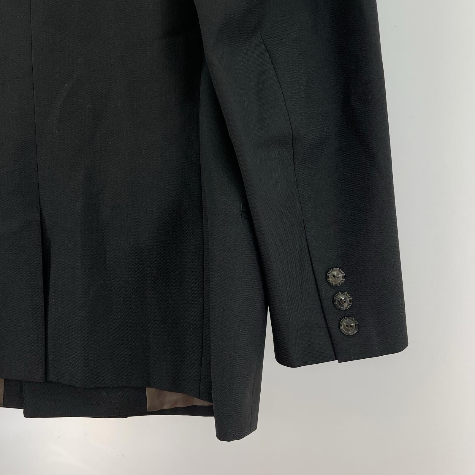 テーラードジャケット JEAN-PAUL GAULTIER ARCHIVE ダブルブレストテーラードジャケット 黒 (48) 48 ブラック