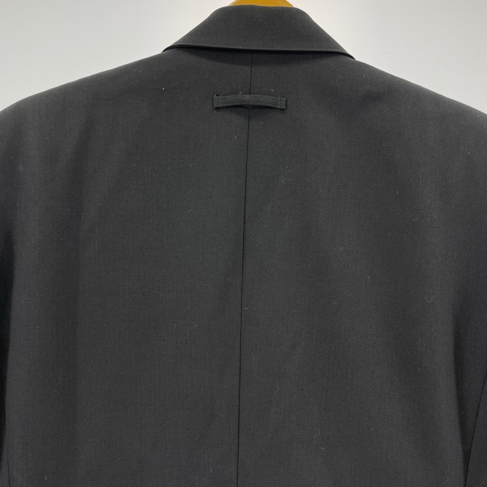 テーラードジャケット JEAN-PAUL GAULTIER ARCHIVE ダブルブレストテーラードジャケット 黒 (48) 48 ブラック