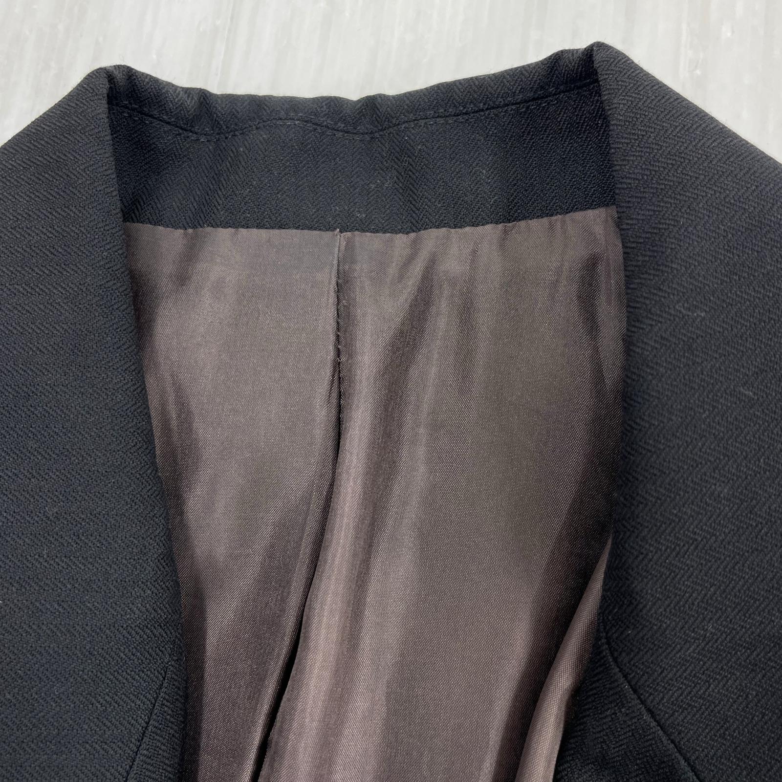 テーラードジャケット JEAN-PAUL GAULTIER ARCHIVE ダブルブレストテーラードジャケット 黒 (48) 48 ブラック