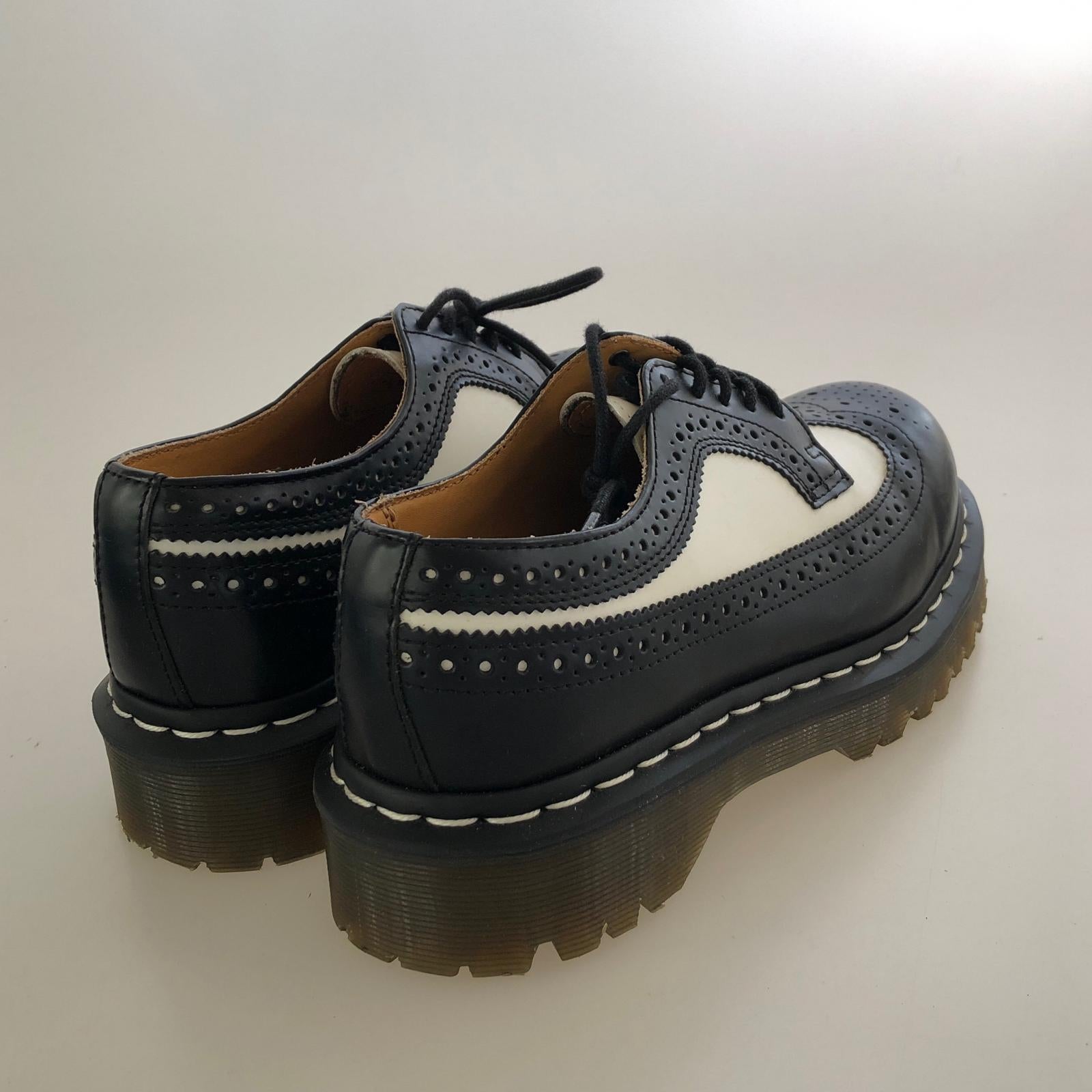 シューズ Dr.Martens 3989 バイカラーBK/WH UK5（24.0） ブラック