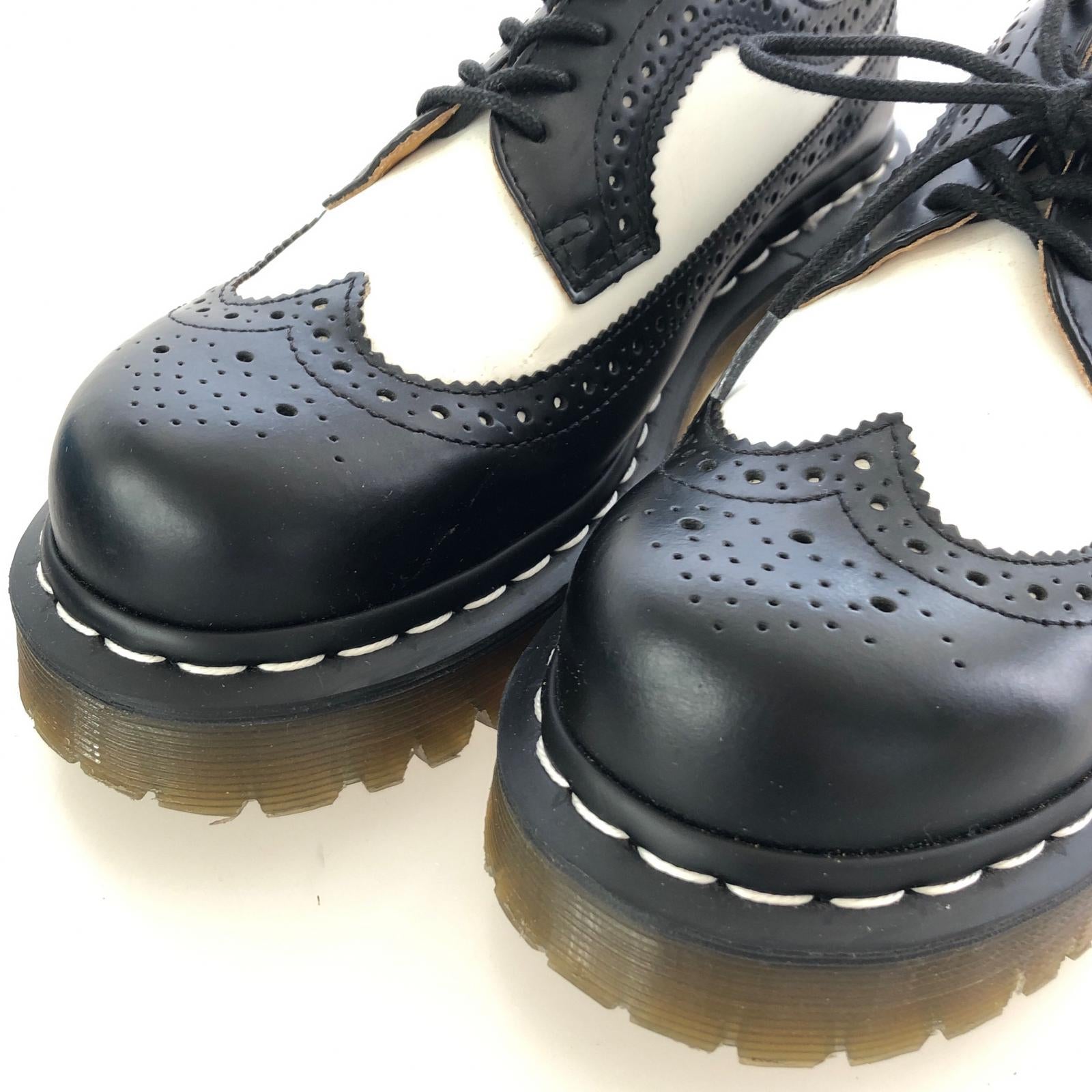シューズ Dr.Martens 3989 バイカラーBK/WH UK5（24.0） ブラック
