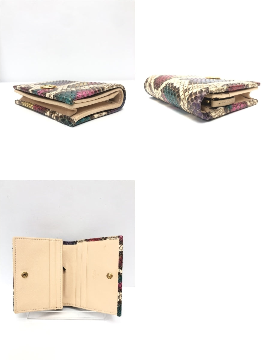 GUCCI 456126 GGマーモント パイソン 財布