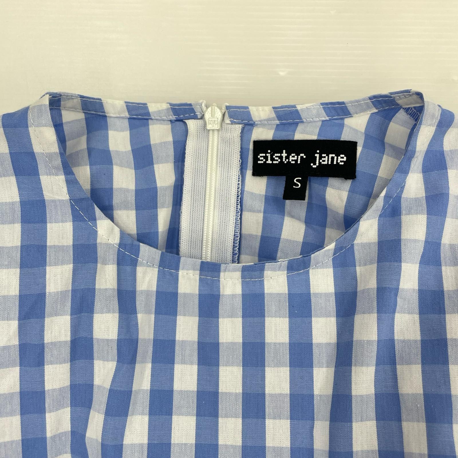 ワンピース SISTER JANE　チェックワンピ　フリル付 S