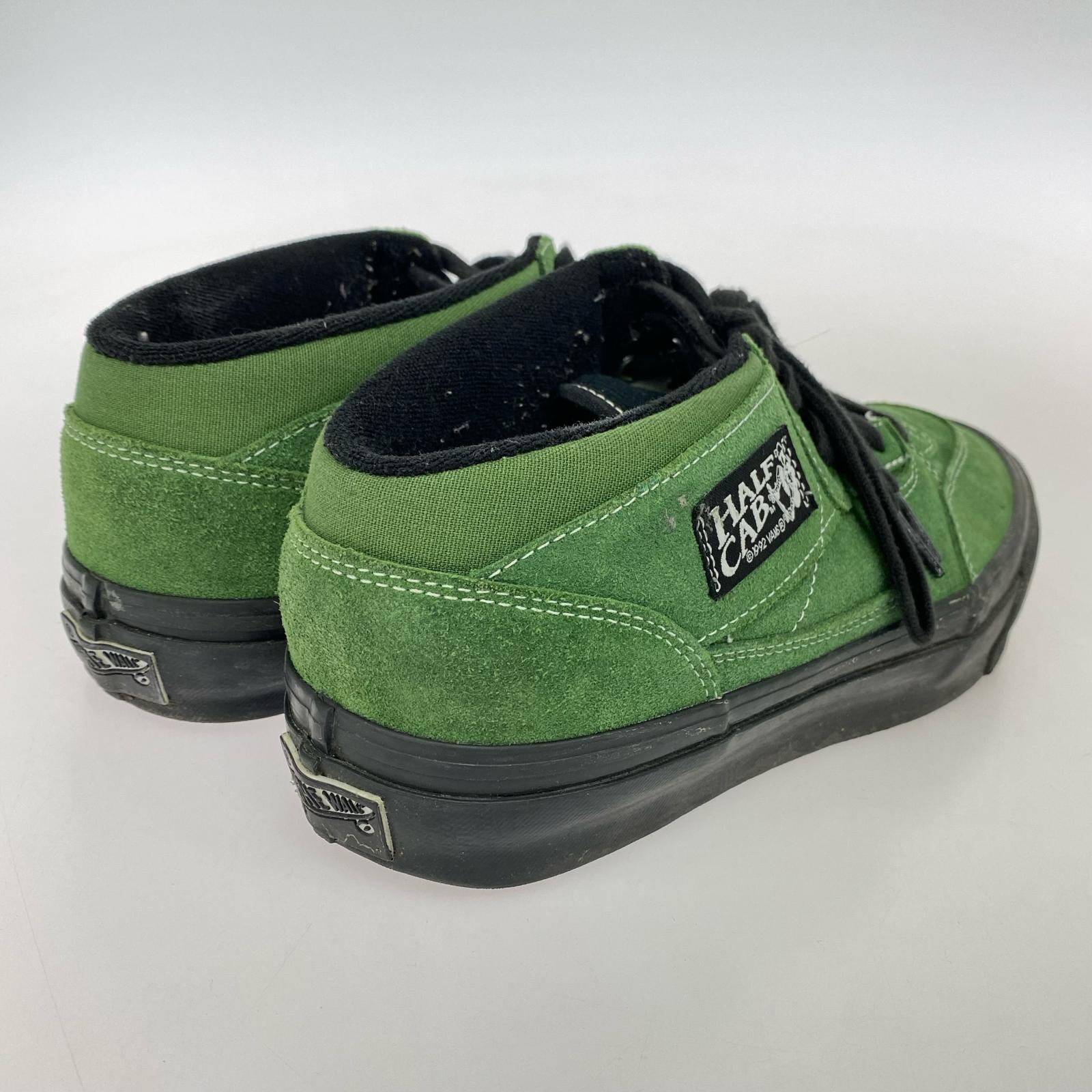 スニーカー VANS HALF CAB REISSUE 33 VN000E975ZQ 緑 (27) 27cm (US9 UK8 1/2 EU44) グリーン