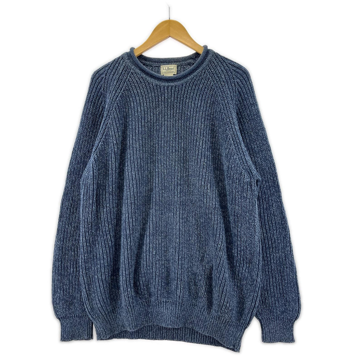 ニット ロールネックニット (L-REG) インディゴ ネイビー L