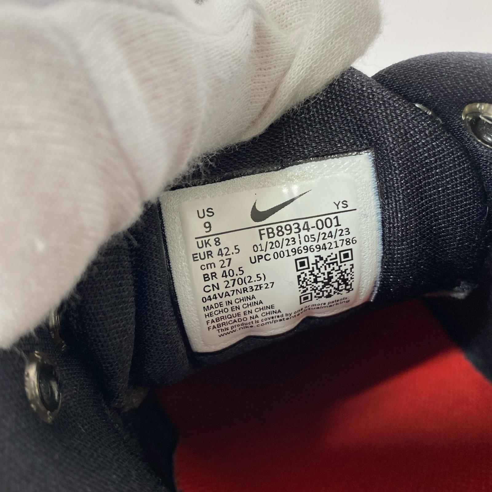 スニーカー ×Supreme Air Zoom Courtposite Black 27cm (US9 UK8 1/2 EU44) ブラック