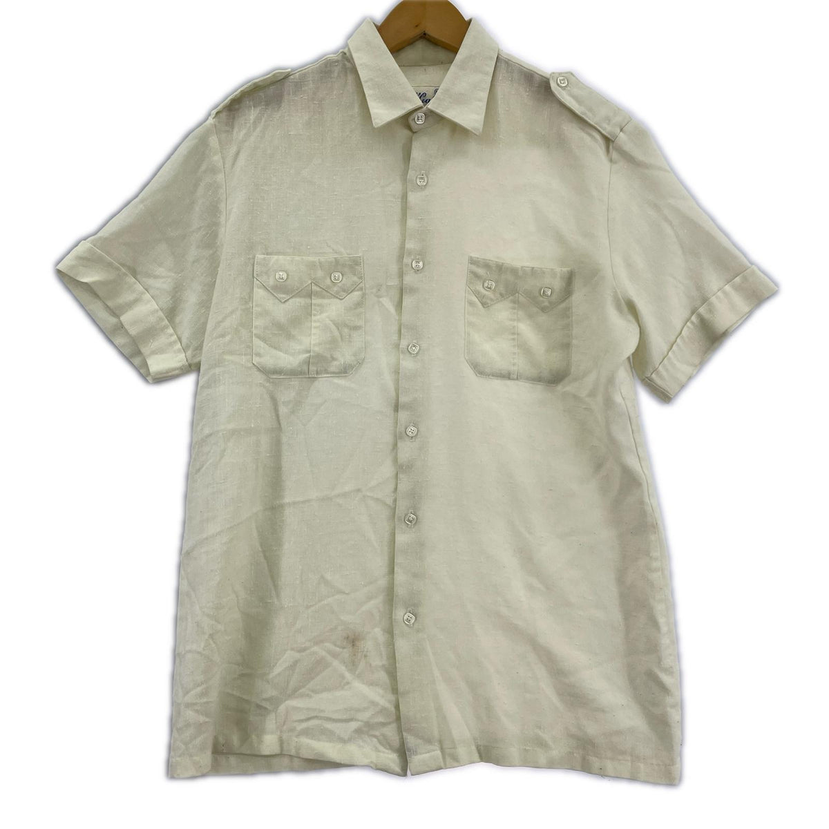 半袖Ｔシャツ 60S 黄 ｴﾎﾟﾚｯﾄ付き Ｍ M イエロー
