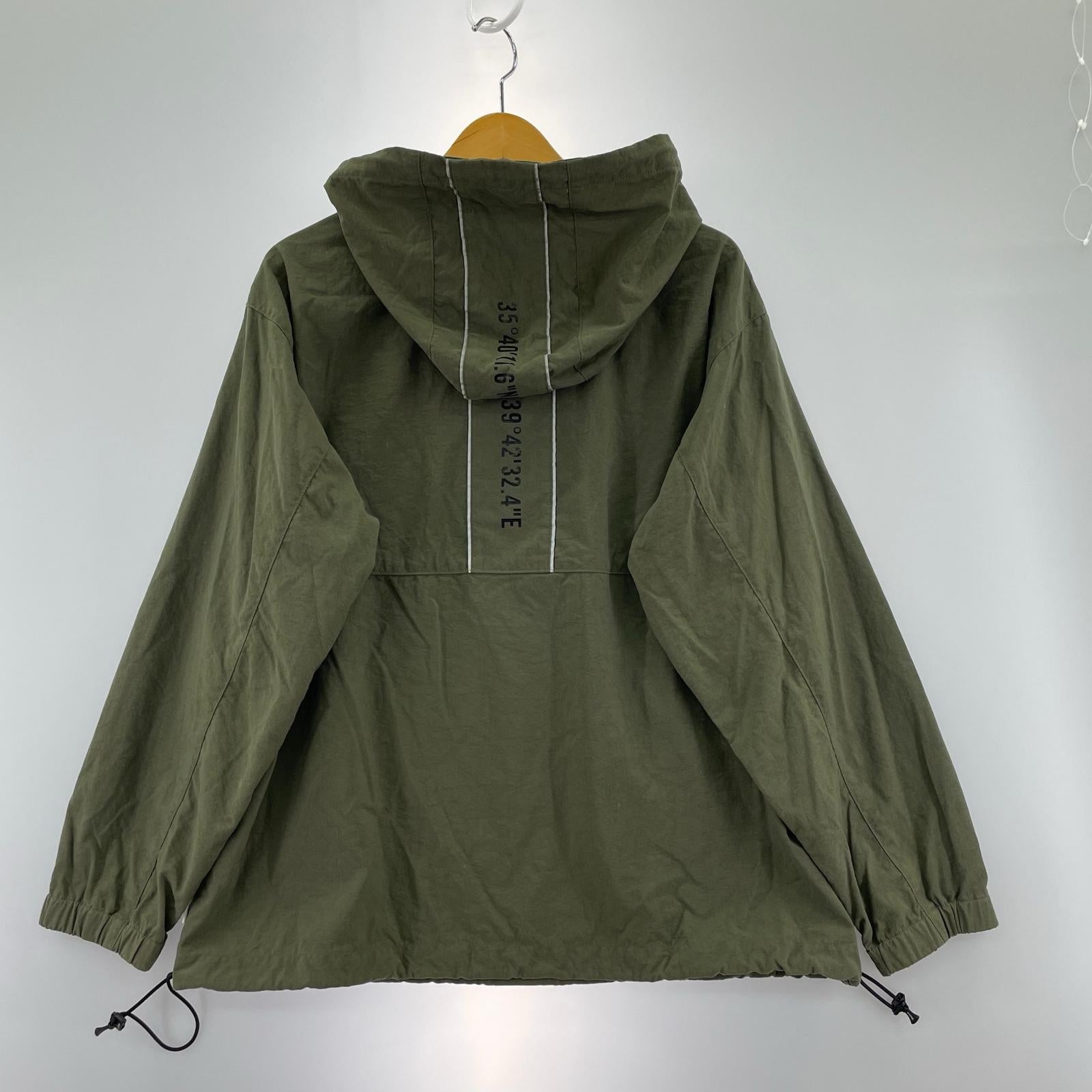 ジャケット 191WVDT-JKM02 NYLON PULLOVER カーキ
