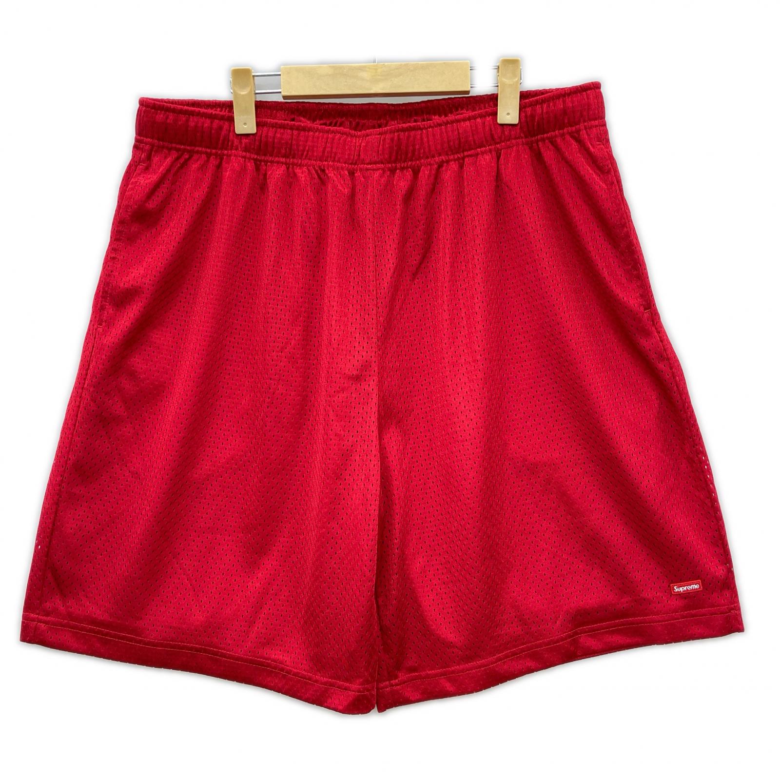 ショートパンツ 26ss/Small Box Baggy Mesh Short/サイズL L レッド
