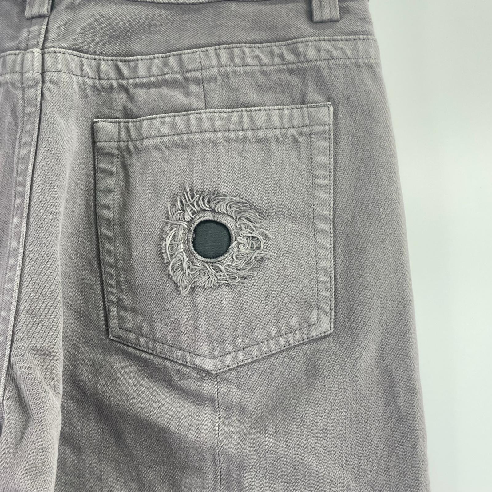 デニムパンツ CRAIG GREEN デザインブラックデニムパンツ M グレー M グレー