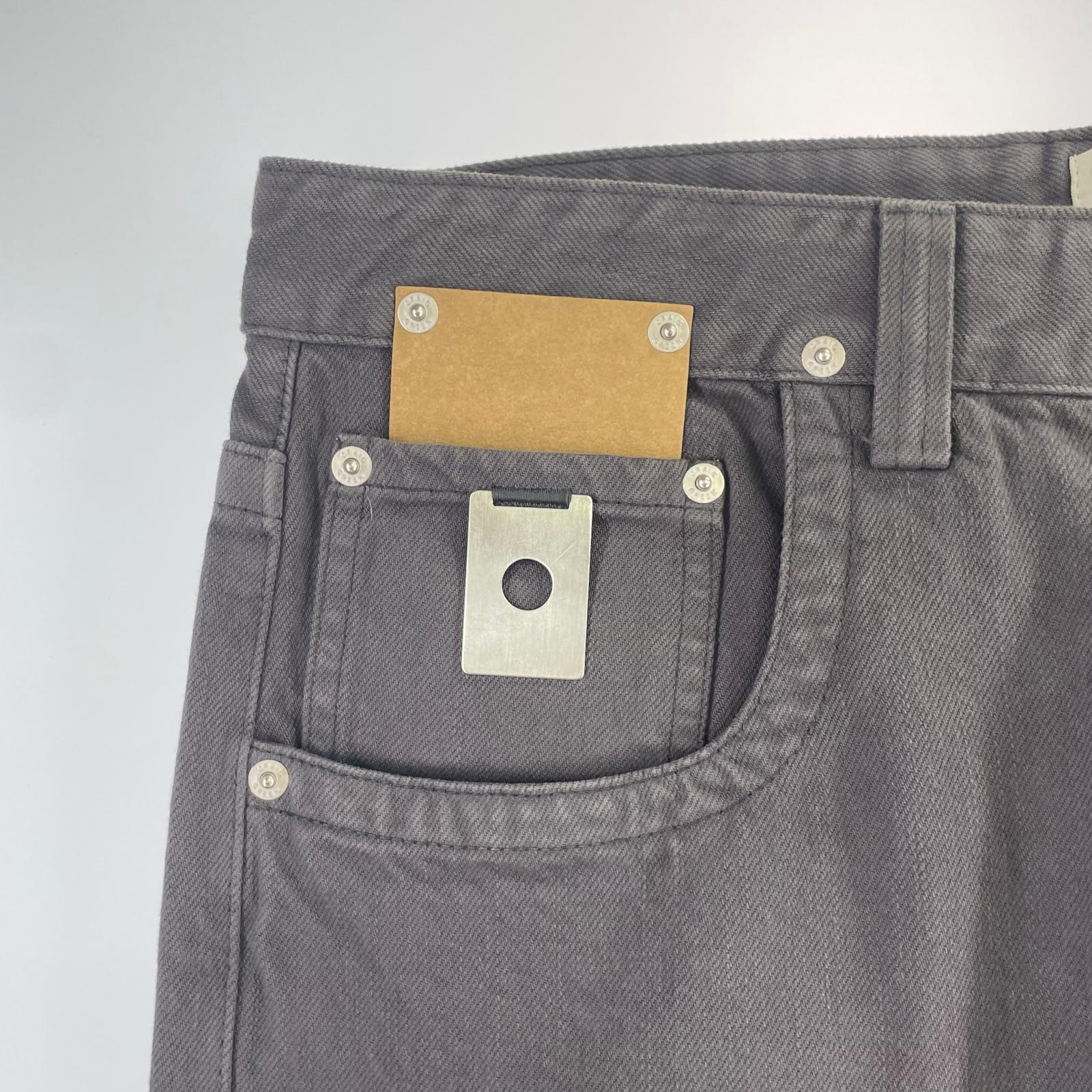 デニムパンツ CRAIG GREEN デザインブラックデニムパンツ M グレー M グレー