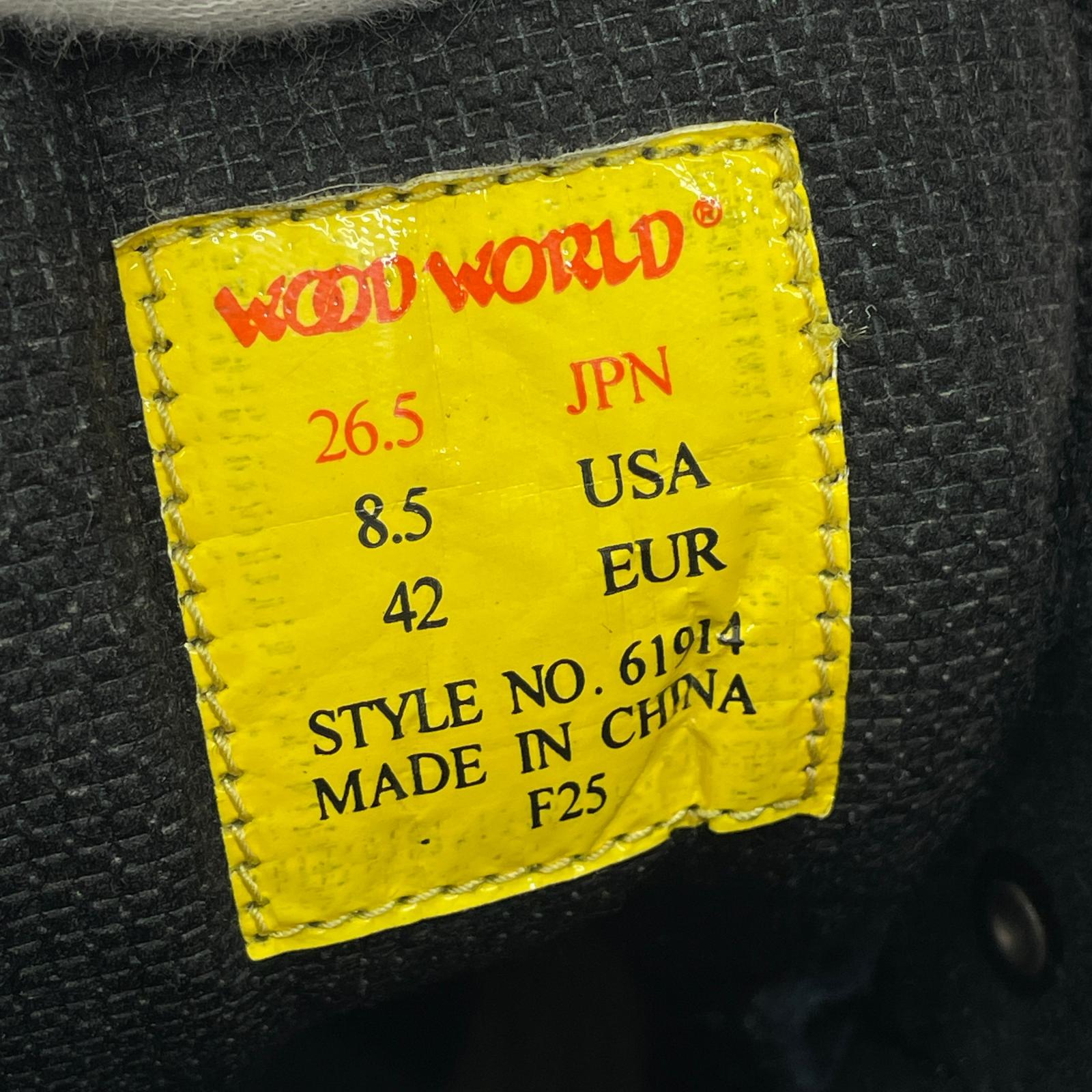 ブーツ wood world 登山靴 26.5ｃｍ 26.5cm (US8 1/2 UK8 EU43) ブラック