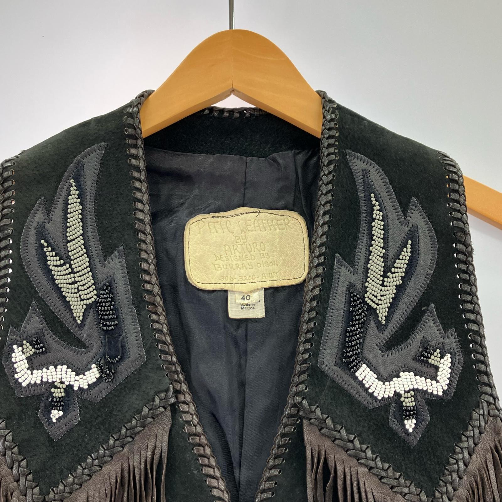 長袖シャツ pitic leather by arturo 40 40 ブラック