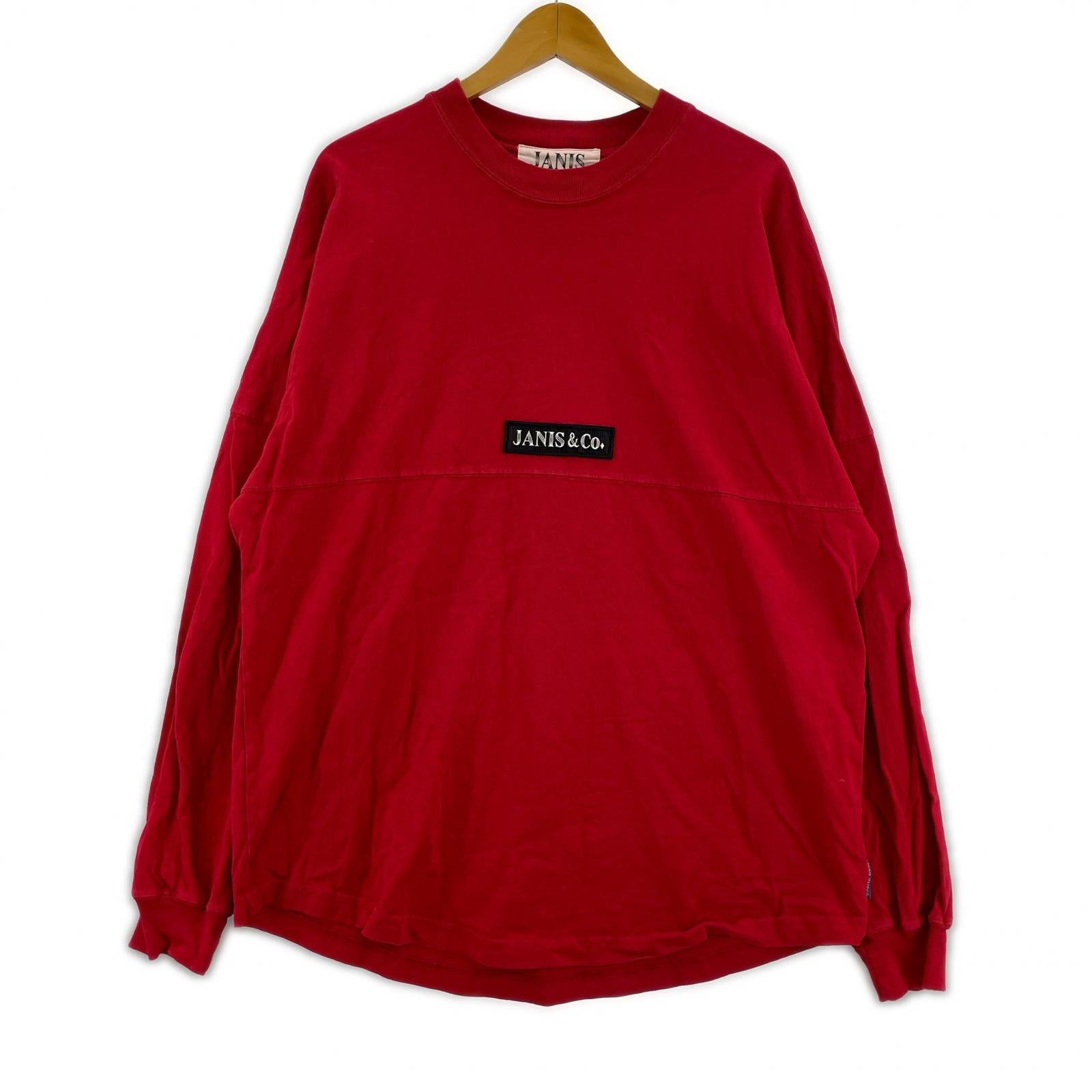 長袖Ｔシャツ JANIS&Co. RED (L) L ブラック
