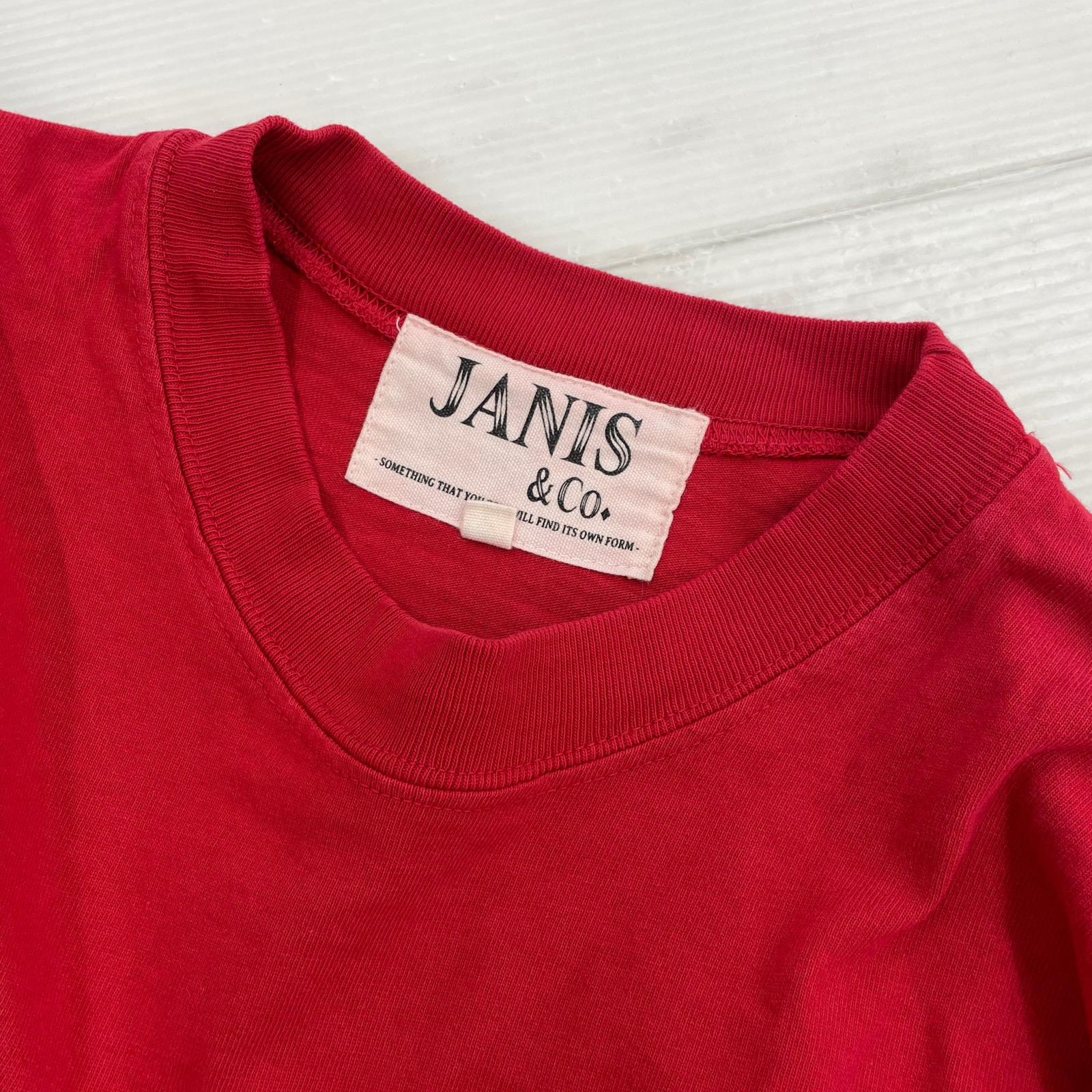 長袖Ｔシャツ JANIS&Co. RED (L) L ブラック