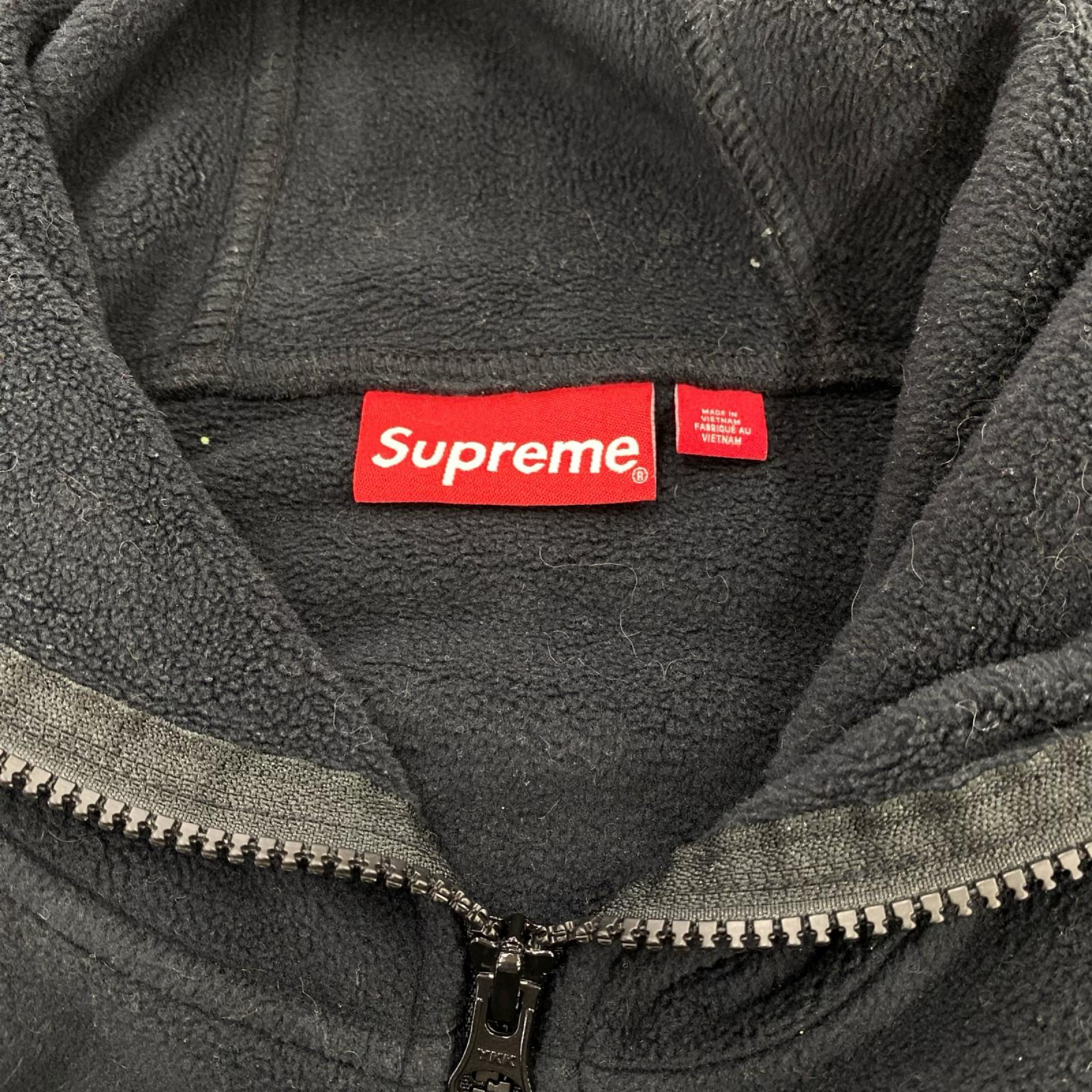 パーカー 24AW Polartec Facemask Half Zip 黒 (S) S ブラック