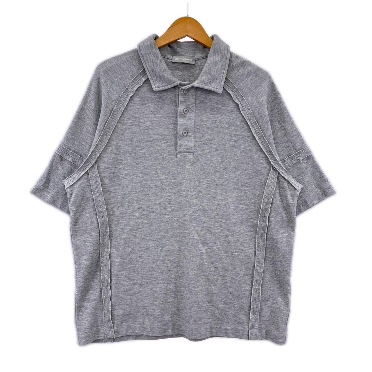 ポロシャツ OFF THE LABEL ｸﾞﾚｰ グレー