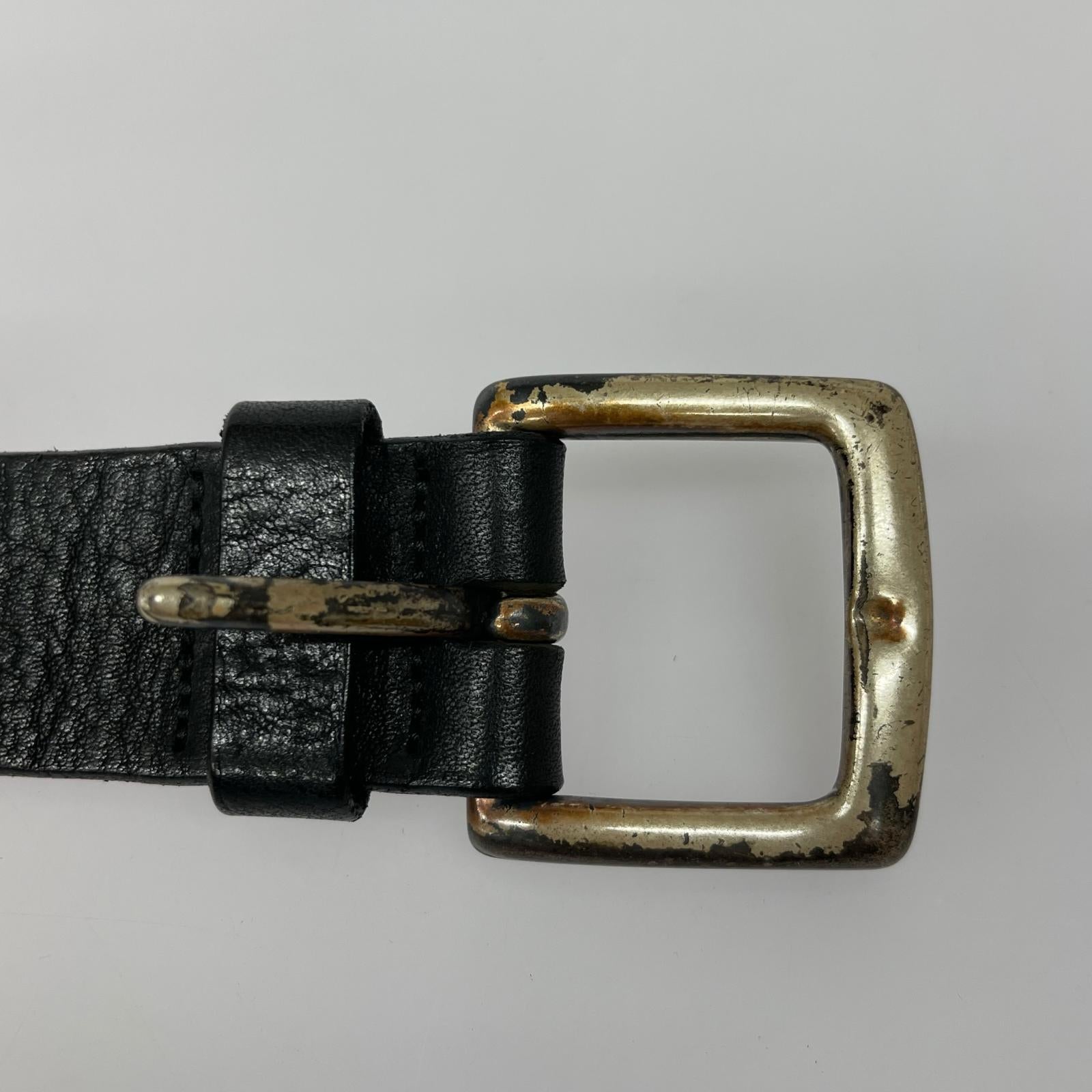 その他アクセサリー スタッズ レザーベルト 黒 ブラック
