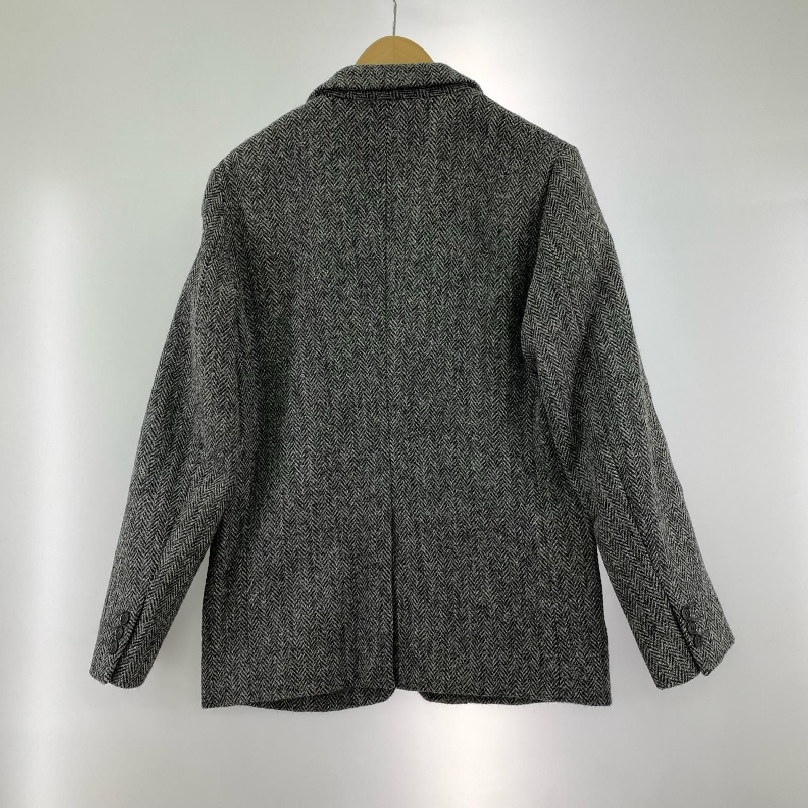 テーラードジャケット HarrisTweed社生地 グレー (M) M グレー
