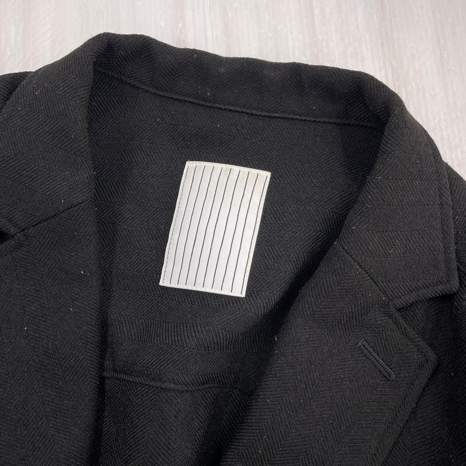 ジャケット stripe for creative/ブラック ブラック