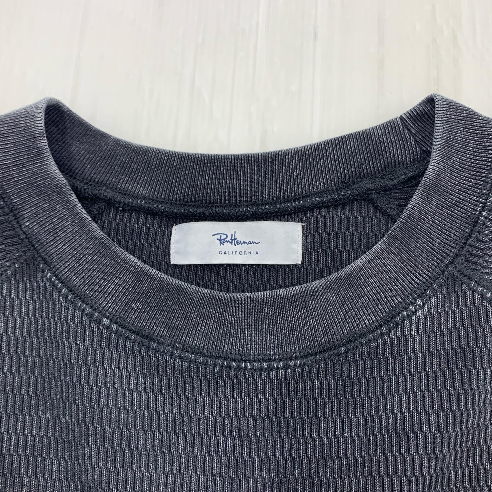 長袖Ｔシャツ ハニカムサーマル スウェット M ブラック