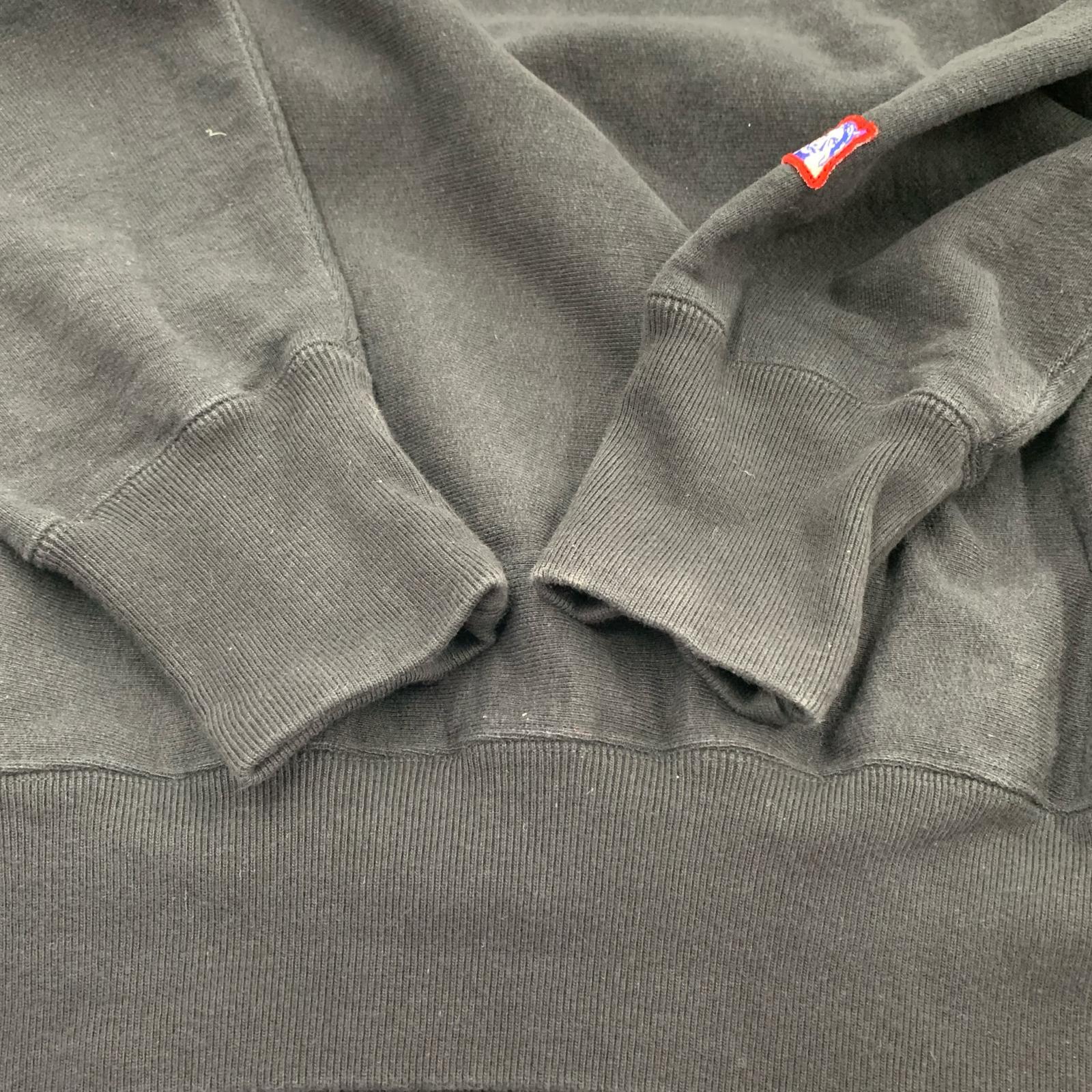 スウェット MAIDEN LOGO刺繍 SWEAT L ブラック