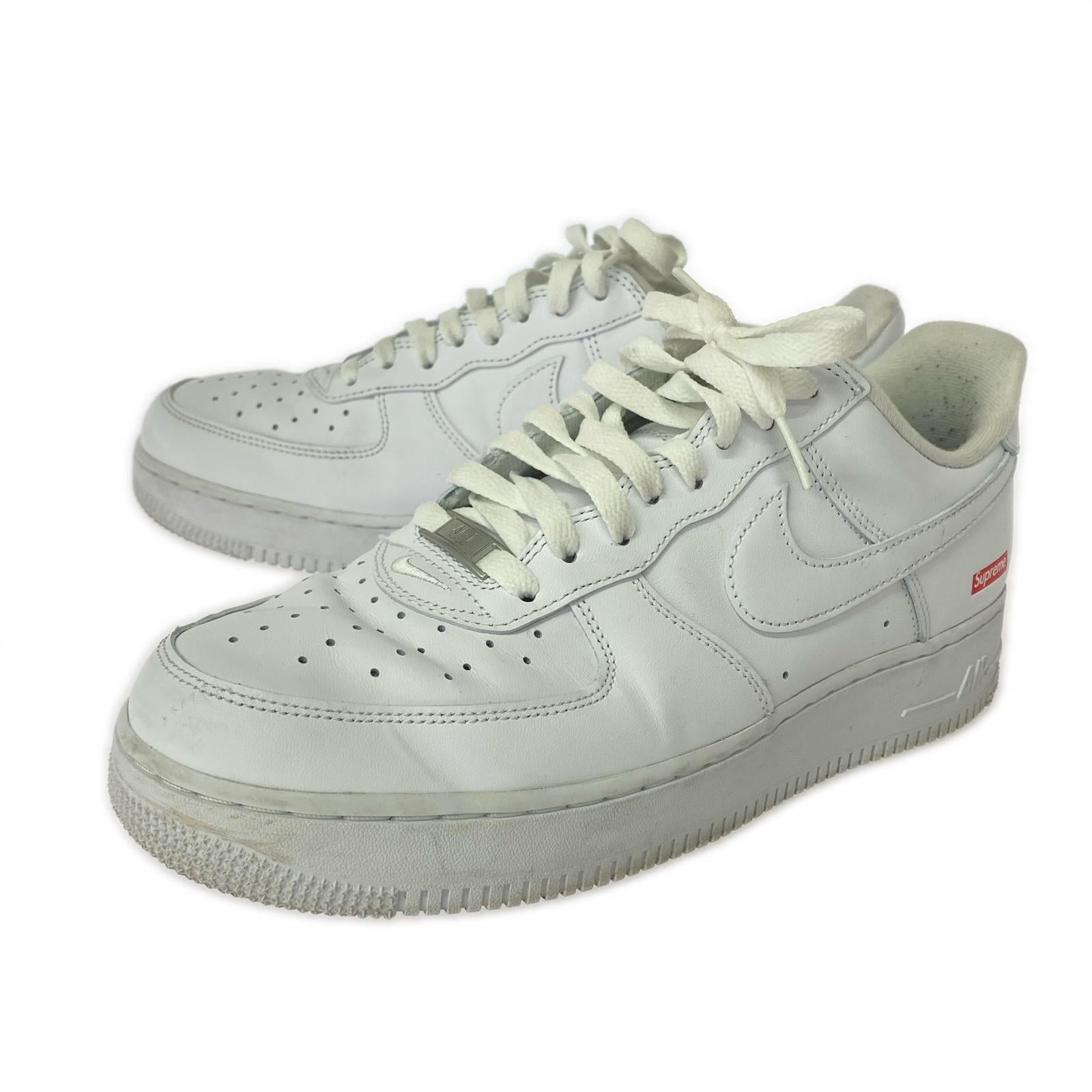 スニーカー ×Supreme/AIR FORCE 1 LOW/28.0/CU9225-100 28cm (US10 UK9 1/2 EU46) ホワイト