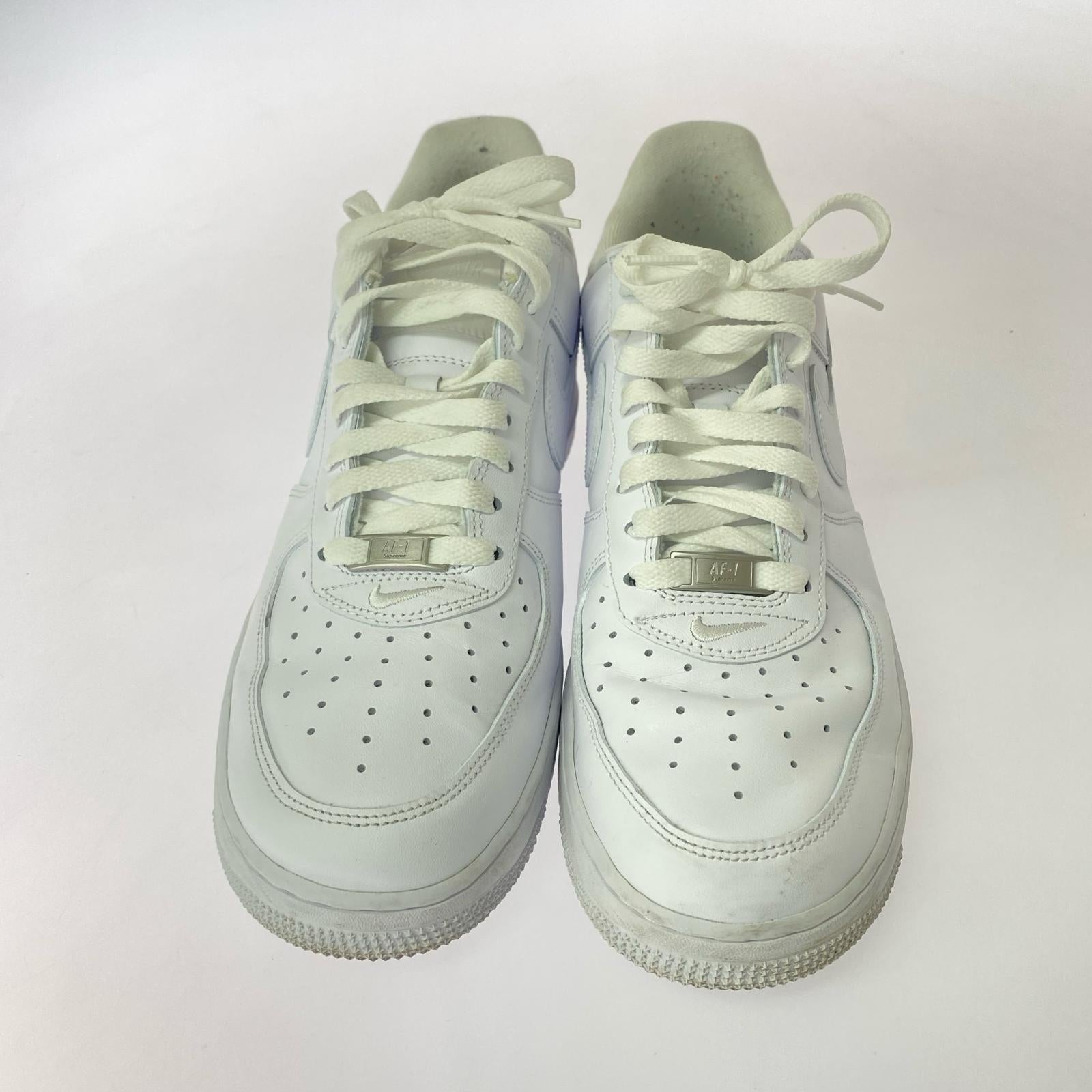 スニーカー ×Supreme/AIR FORCE 1 LOW/28.0/CU9225-100 28cm (US10 UK9 1/2 EU46) ホワイト