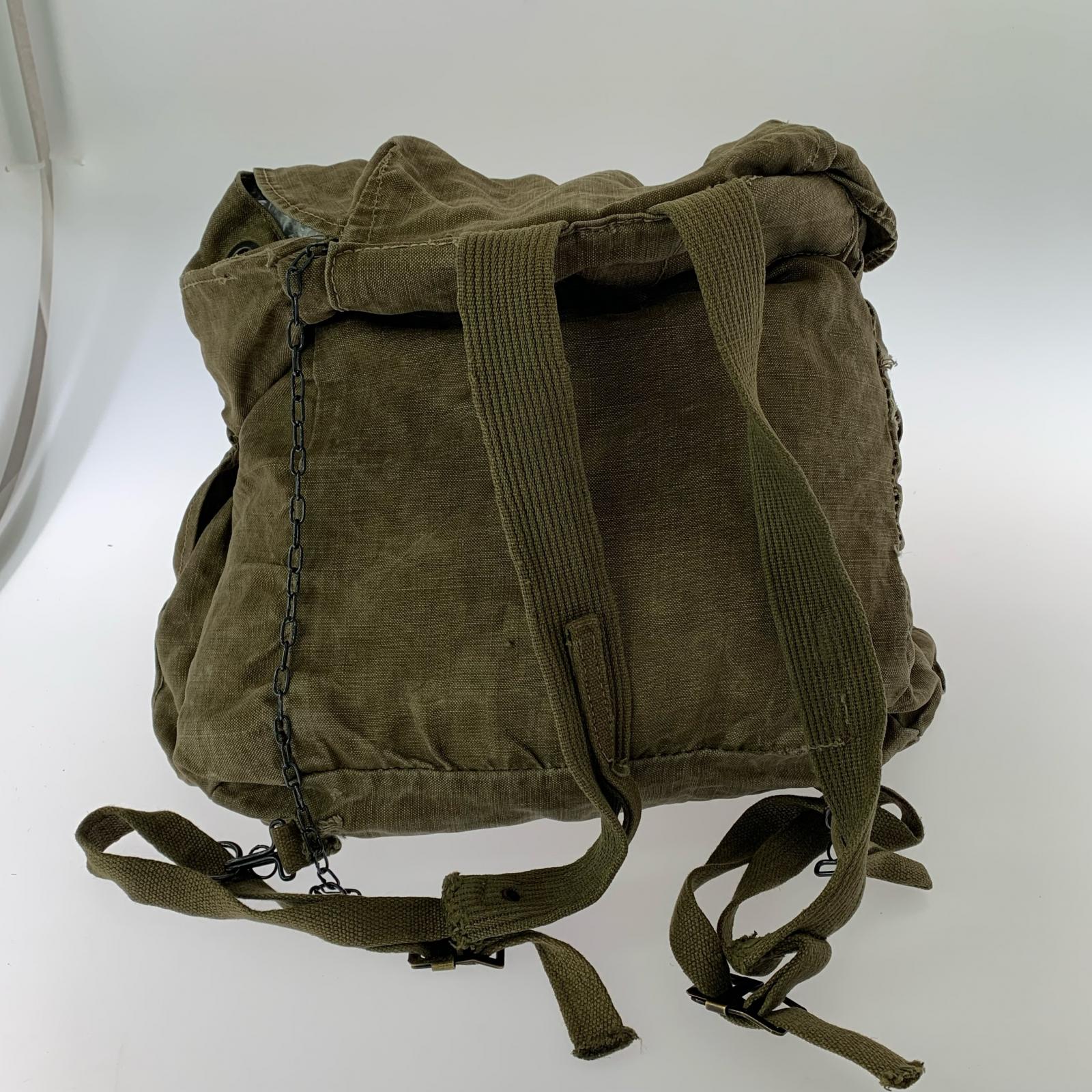 リュック・デイパック 60s-70s頃 イタリア軍 キャンバスリュック