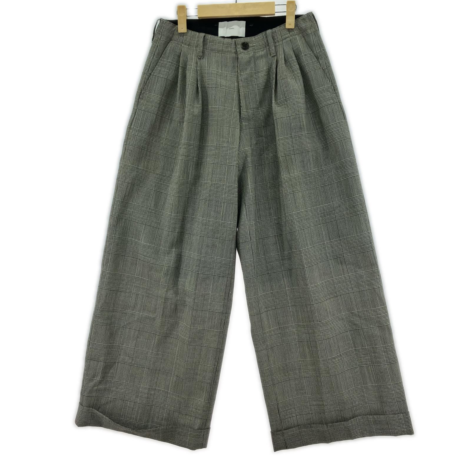 パンツ GREN CHECK TROUSERS/1/2441000804 1