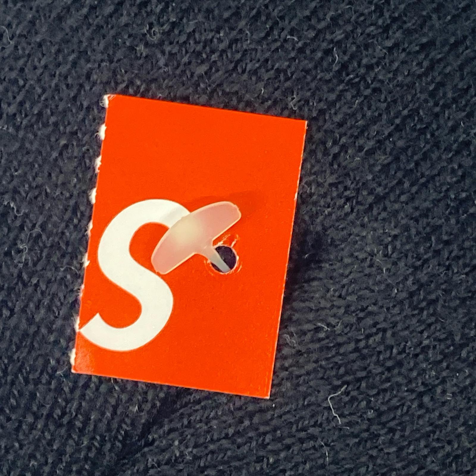ニットキャップ Supreme Big Logo Beanie 黒 ブラック