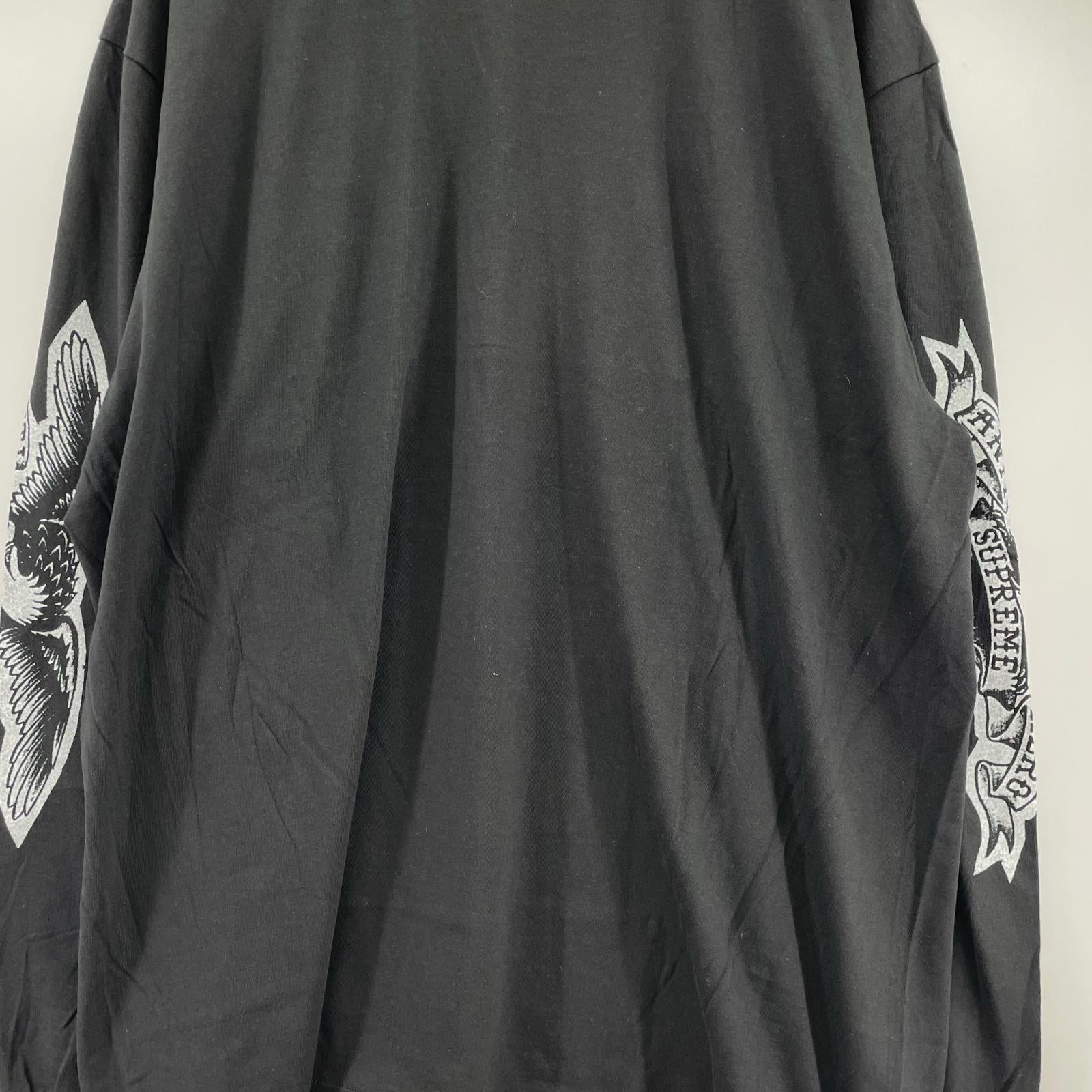 長袖Ｔシャツ Supreme Small Box L/S Tee Snow Camo (XL) ブラック