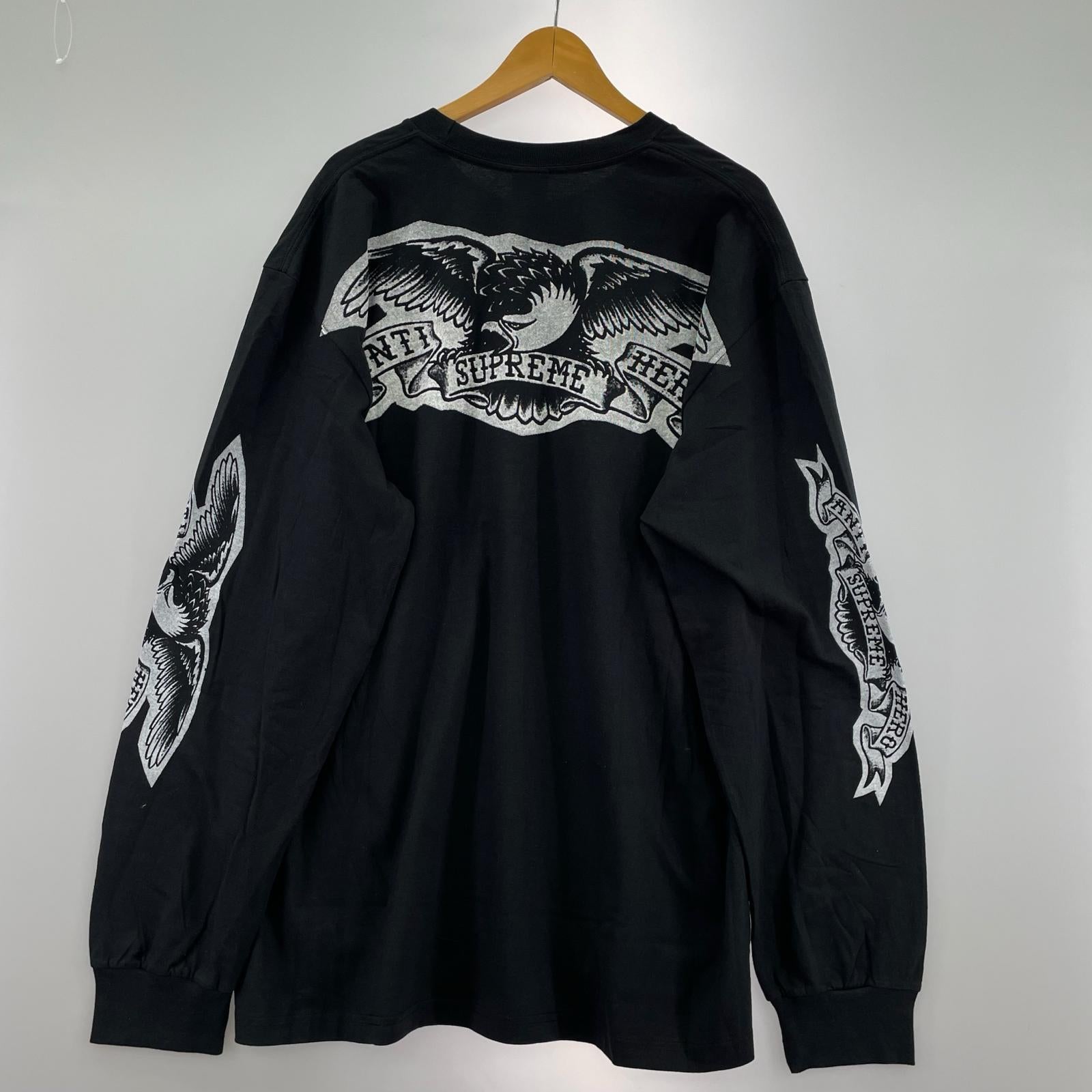 長袖Ｔシャツ Supreme Small Box L/S Tee Snow Camo (XL) ブラック