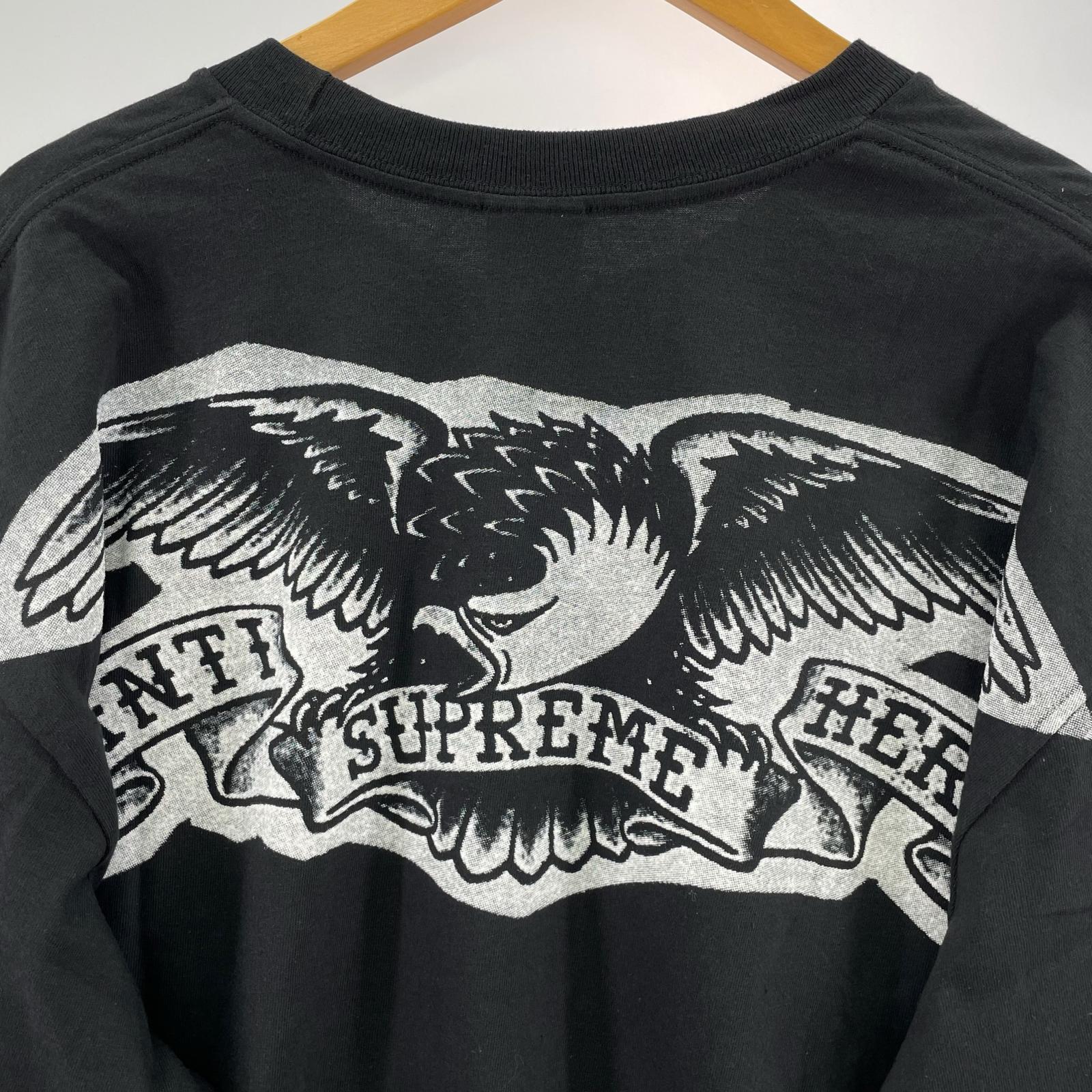 長袖Ｔシャツ Supreme Small Box L/S Tee Snow Camo (XL) ブラック