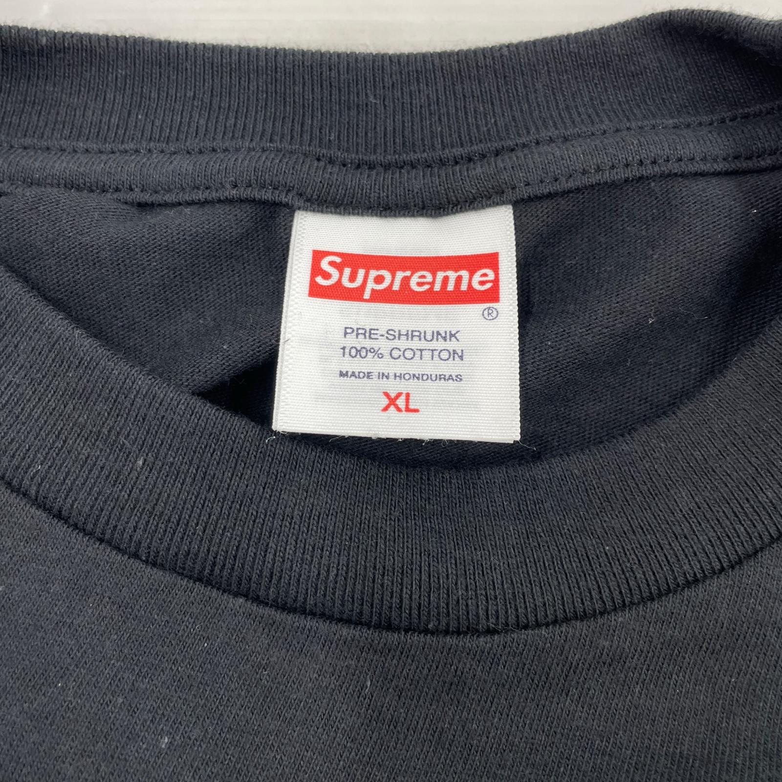 長袖Ｔシャツ Supreme Small Box L/S Tee Snow Camo (XL) ブラック