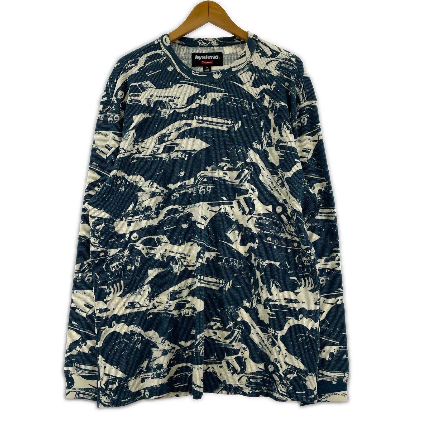 長袖Ｔシャツ Supreme×HYSTERIC GLAMOUR Cars Thermal (XL) ブルー