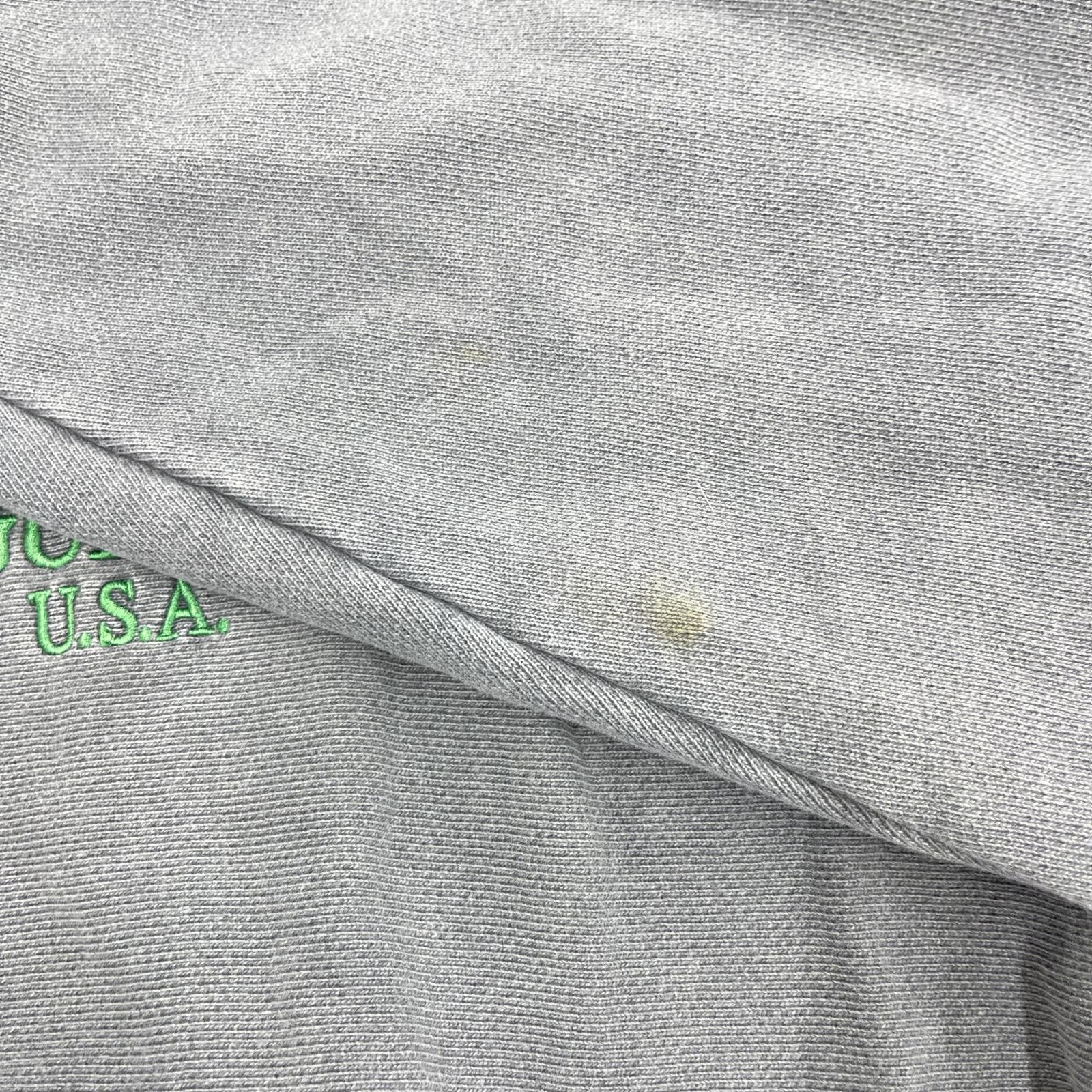 パーカー JEANS 刺繍 フーディ グレー M M グレー