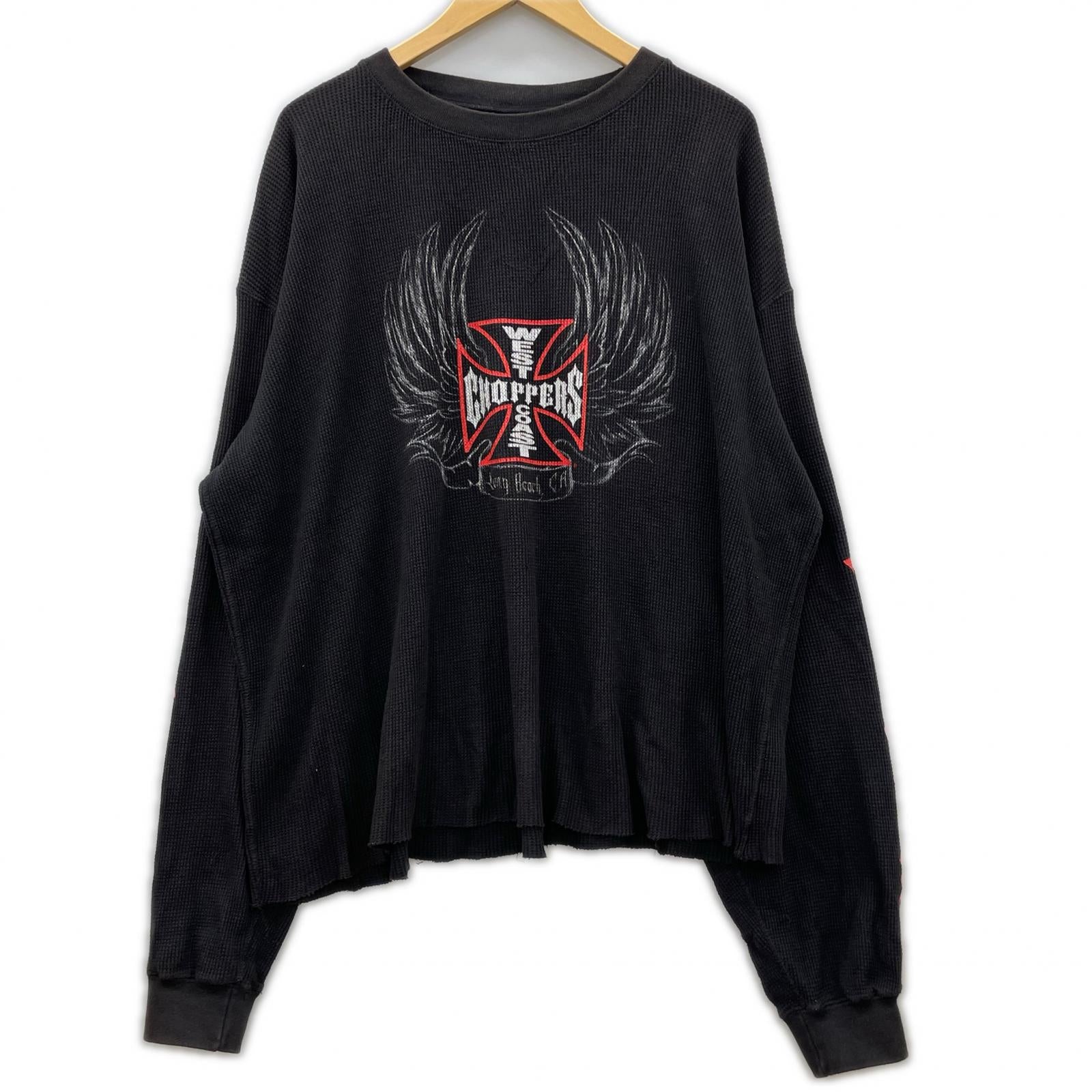 長袖Ｔシャツ 00s WEST COAST CHOPPERS L/STee サーマル XL ブラック