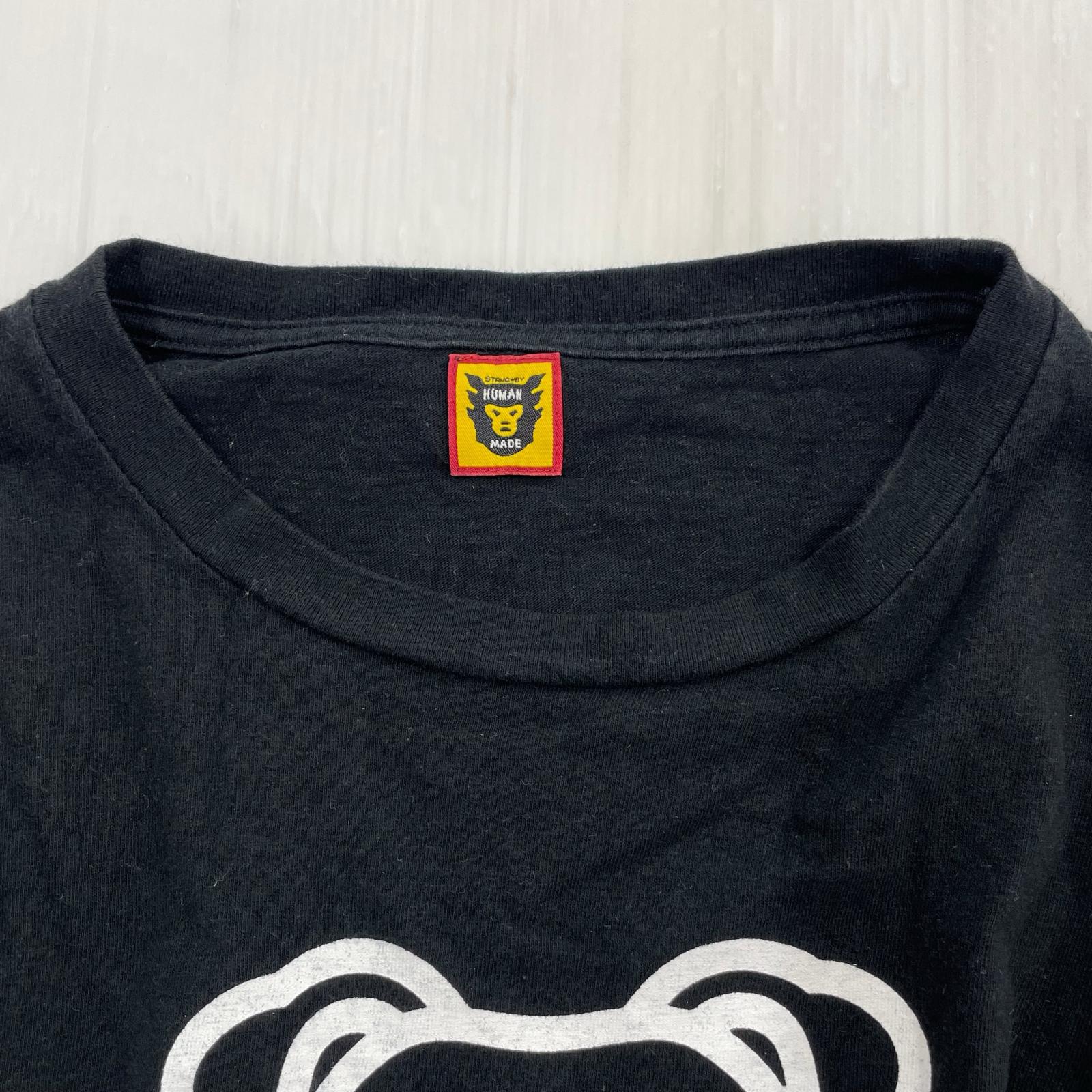 長袖Ｔシャツ ブルドッグプリント XL LL ブラック