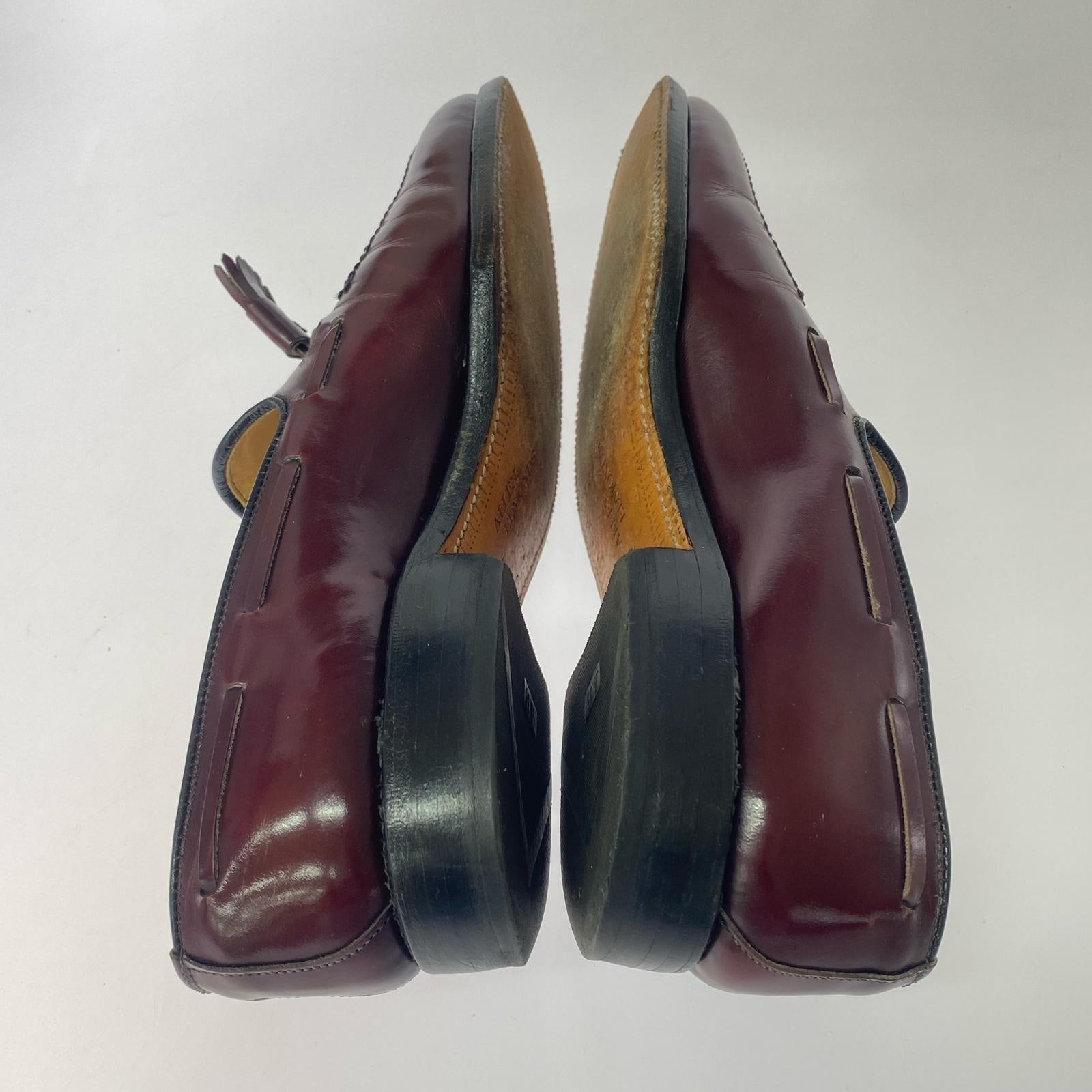 シューズ allen edmonds/タッセルローファー/7.5/8297 レッド