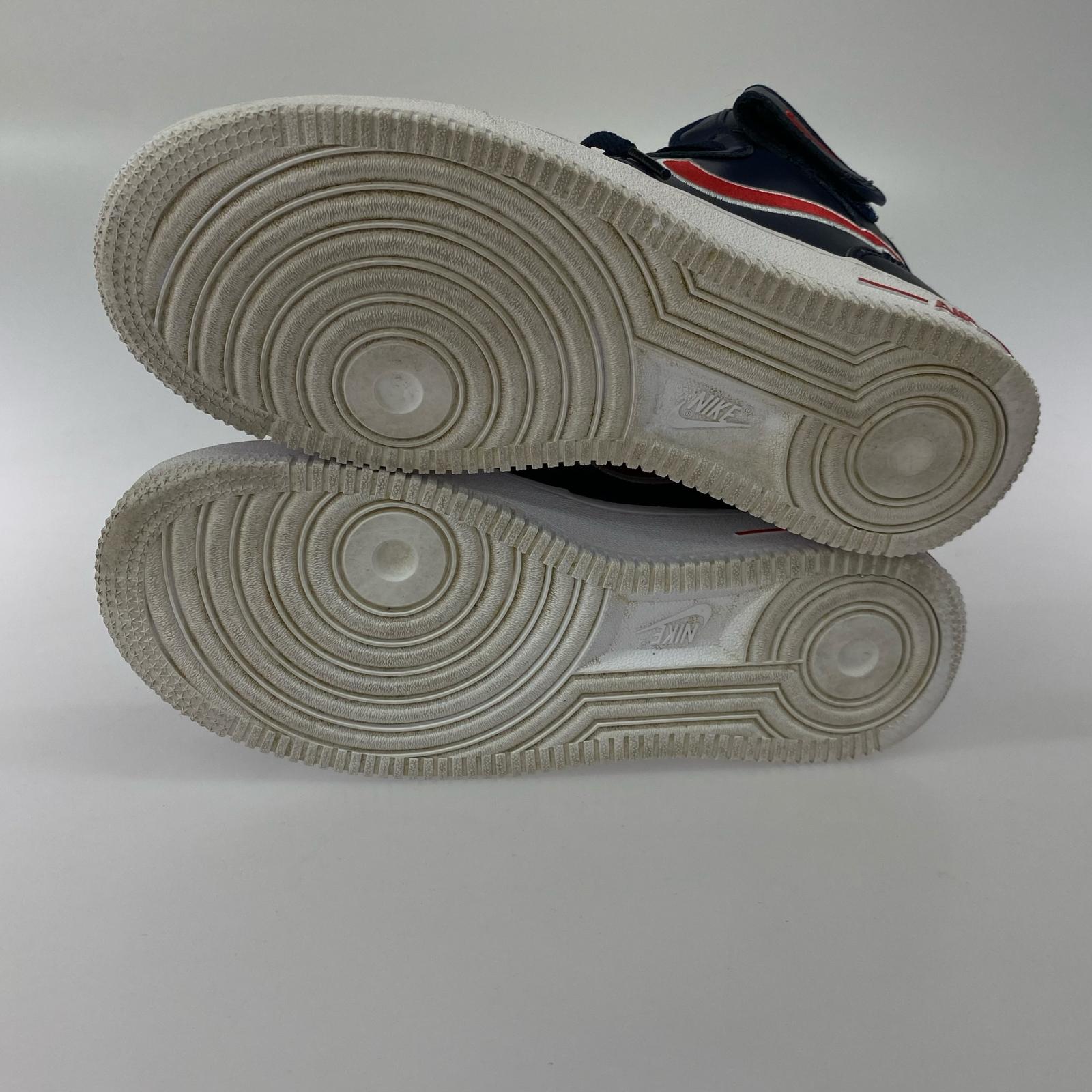 スニーカー WMNS AIR FORCE 1 07 MID (24.0) 24cm (US6 UK5 1/2 EU38) ネイビー