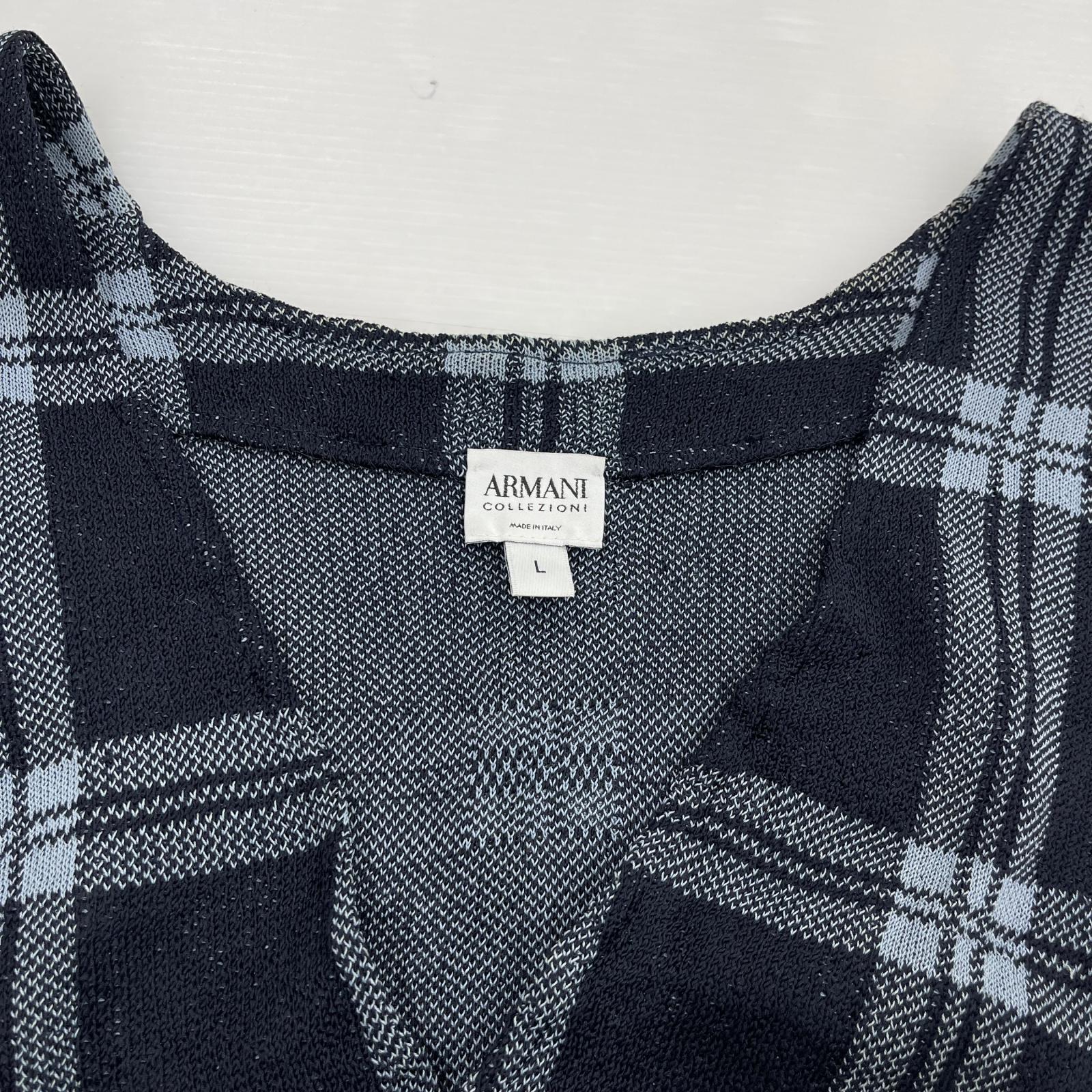 その他アウター ARMANI COLLEZIONI チェック ベスト L