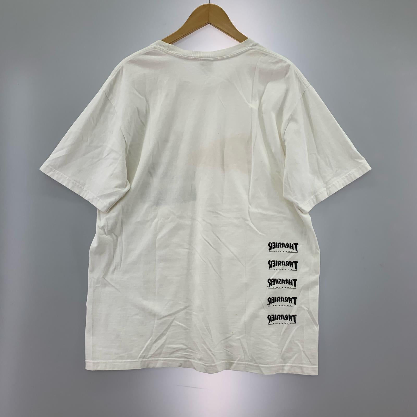 半袖Ｔシャツ ×Thrasher/Back Tail Tee/L/ホワイト L ホワイト
