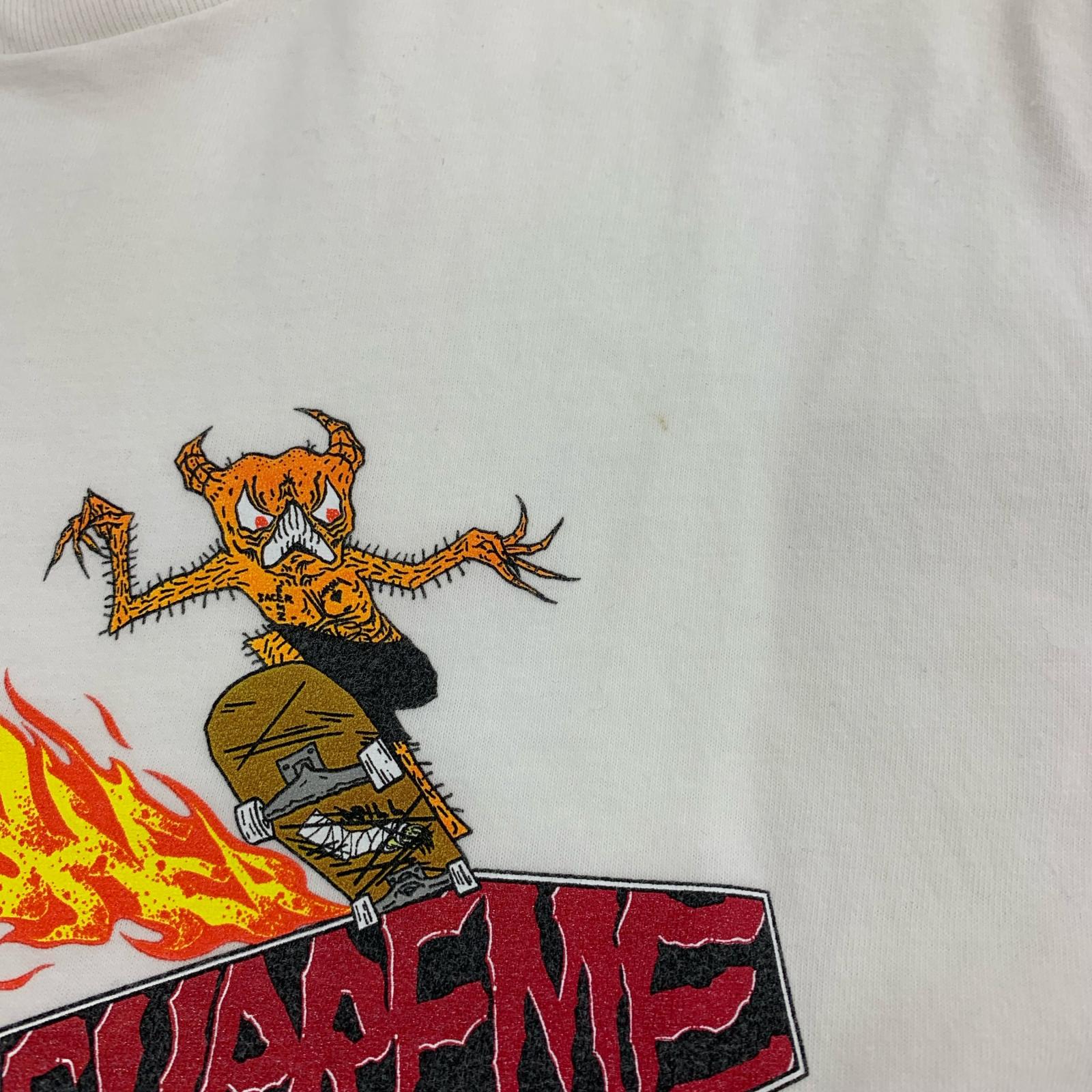 半袖Ｔシャツ ×Thrasher/Back Tail Tee/L/ホワイト L ホワイト